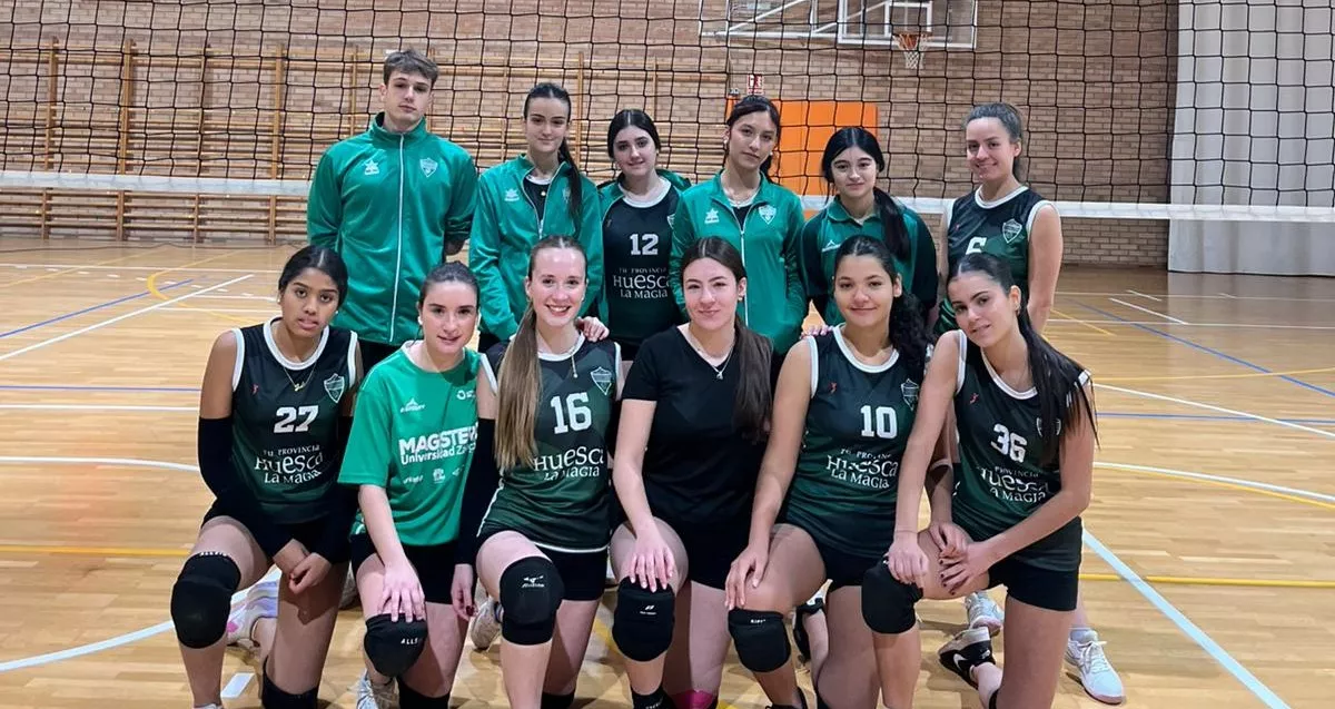 Senior Femenino. Fin de semana con varios triunfos para el Club Voleibol Huesca
