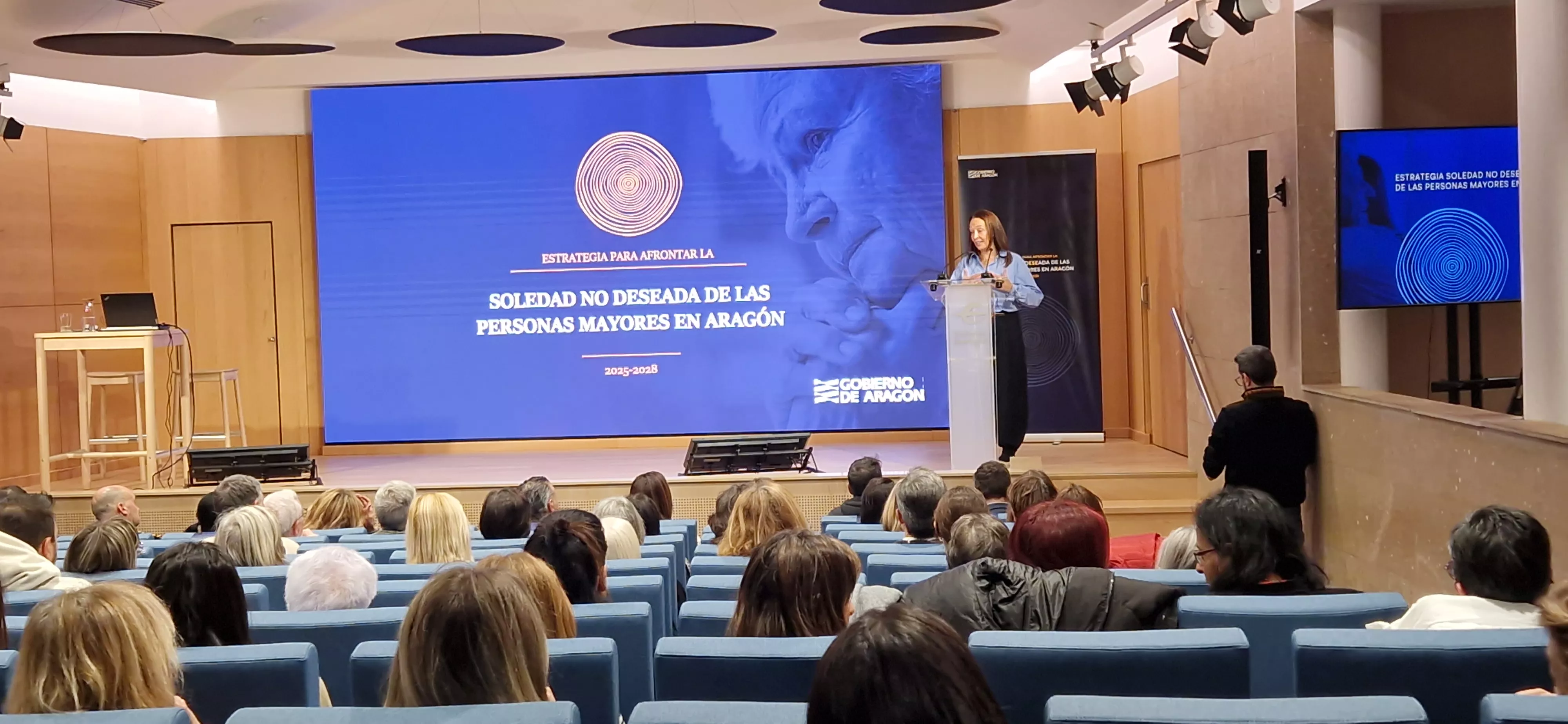 Presentación de la Estrategia contra la soledad no deseada. Foto Myriam Martínez