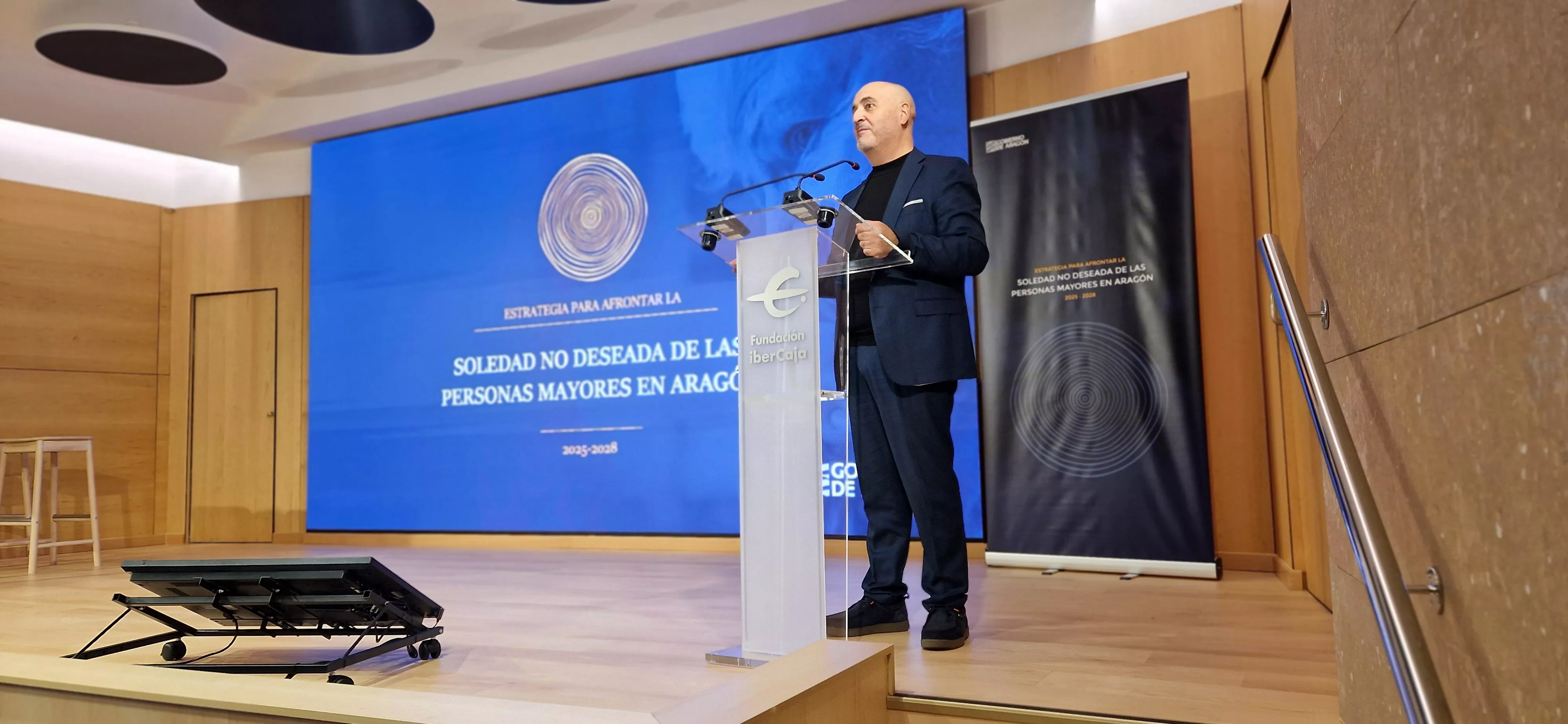 Roberto Cerdán, director de la Fundación Ibercaja Huesca. Foto Myriam Martínez