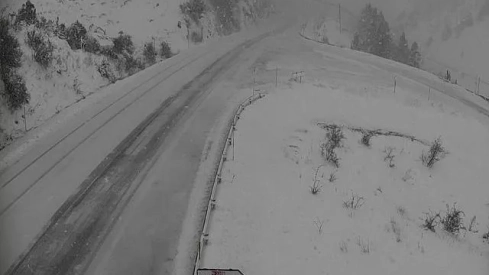 Carretera N-330a en Candanchú.