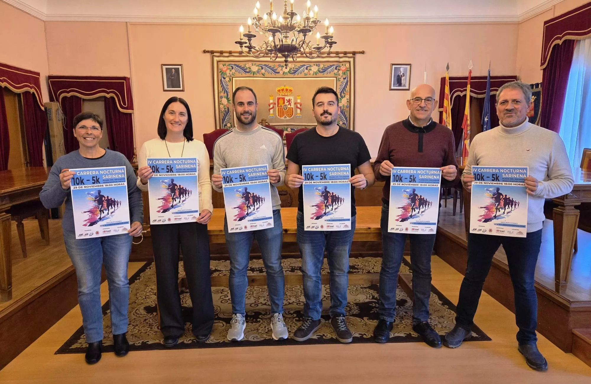 Sariñena celebra este sábado su 5 y 10K nocturnas Sariñena celebra este sábado su 5 y 10K nocturnas