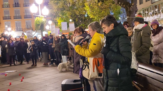 Imagen de la concentración del 25-M. Foto Mercedes Manterola