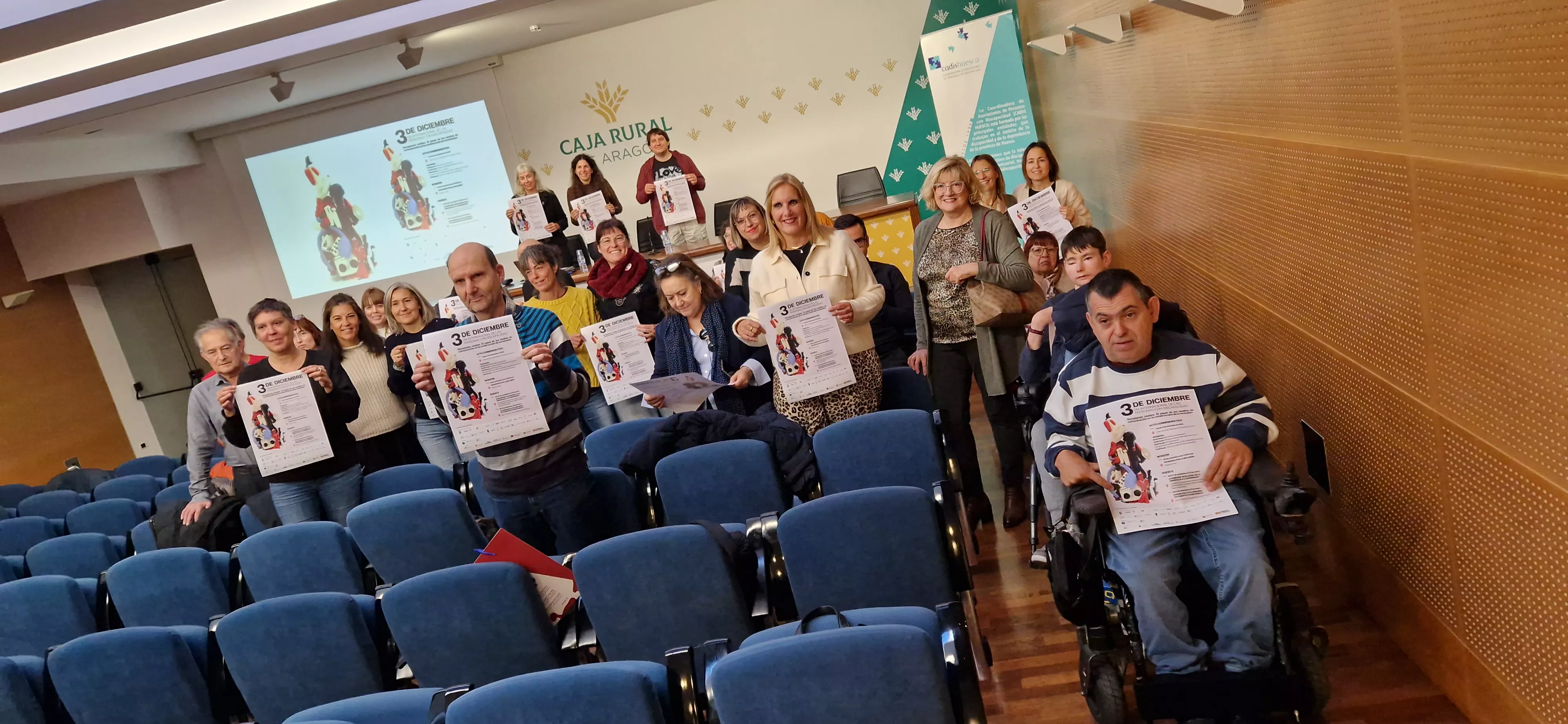 Presentación de los actos con motivo del Día de la Discapacidad. Cadis reconoce a los Bandidos de la Hoya y reivindica unos medios de comunicación más inclusivos Foto Myriam Martínez Presentación de los actos con motivo del Día de la Discapacidad. Cadis reconoce a los Bandidos de la Hoya y reivindica unos medios de comunicación más inclusivos Foto Myriam Martínez