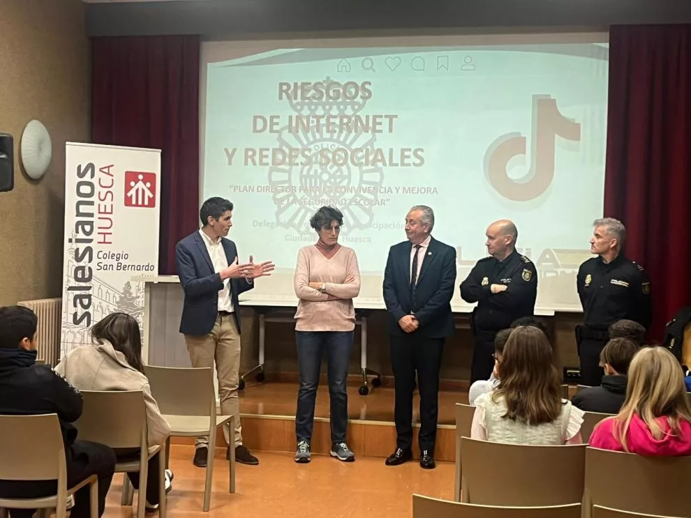 El Plan Director se inaugura en Salesianos para reforzar la seguridad escolar en Huesca.