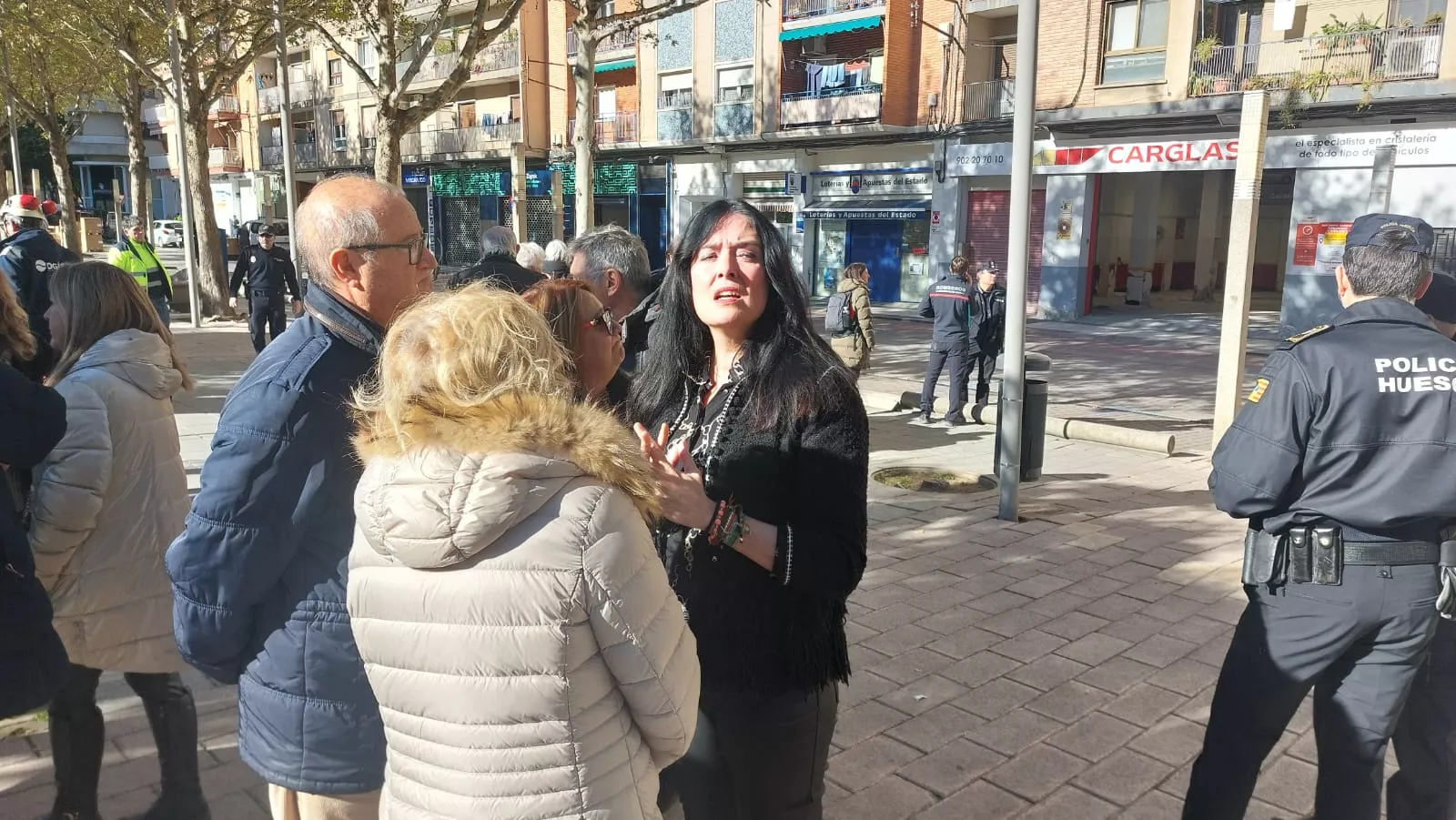 Lorena Orduna con Silvia Salazar y José María Romance
