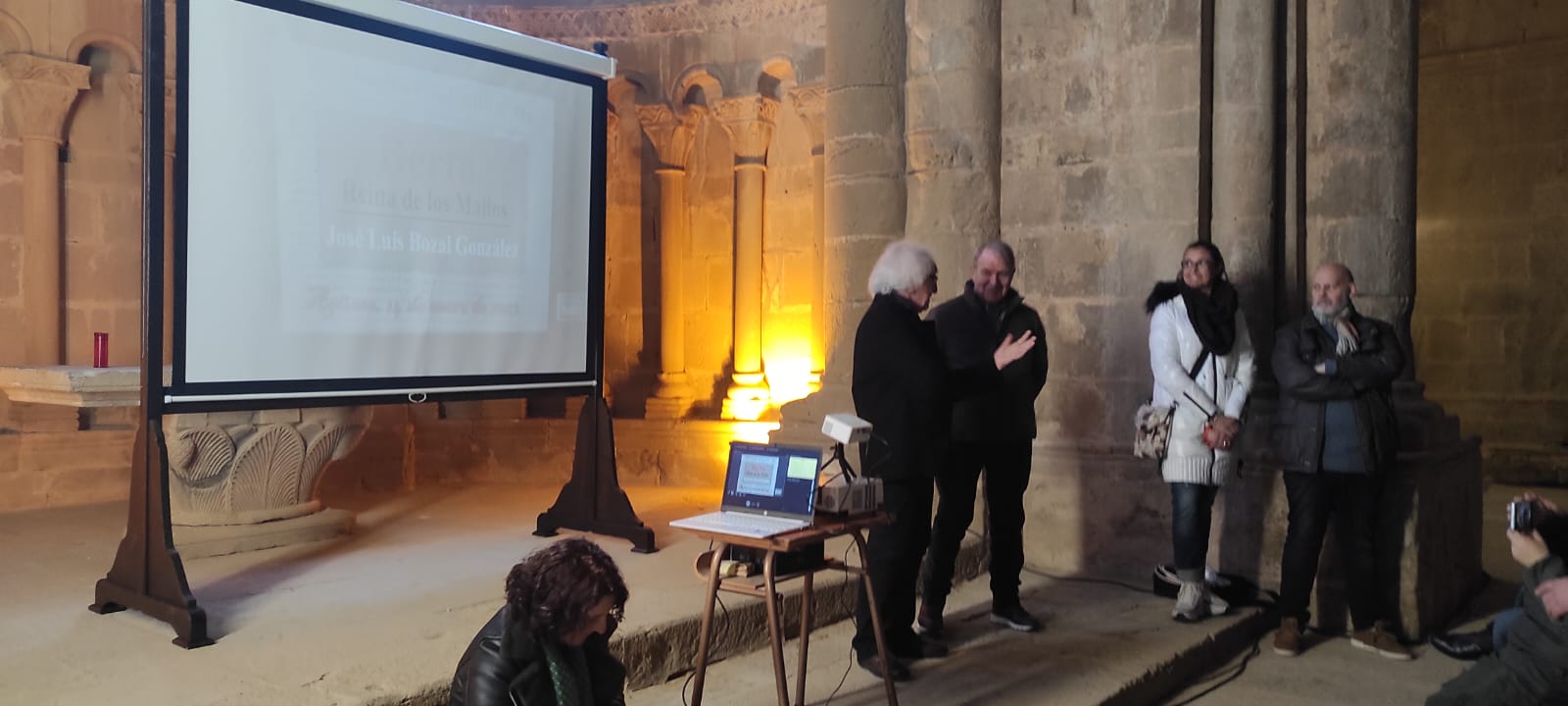 Presentación del libro Berta, Reina de los Mallos, en la Iglesia de Agüero 