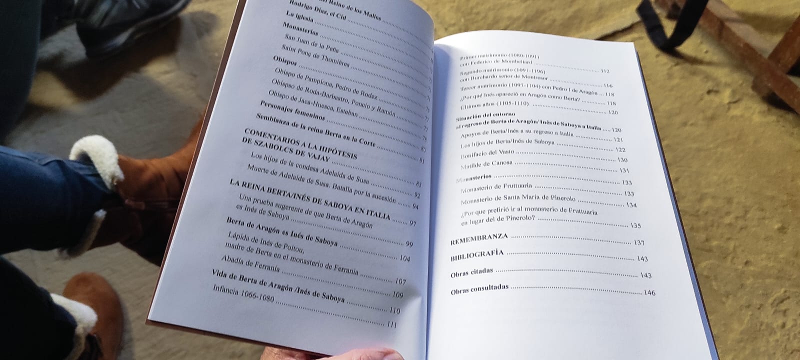 Presentación del libro Berta, Reina de los Mallos, en la Iglesia de Agüero 