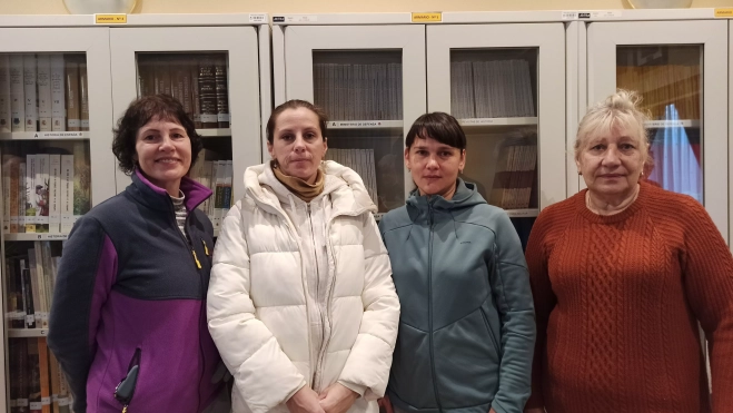 En el acto se ha hecho una mención especial a cuatro mujeres ucranianas que dedican su tiempo y esfuerzo al Banco de Alimentos.