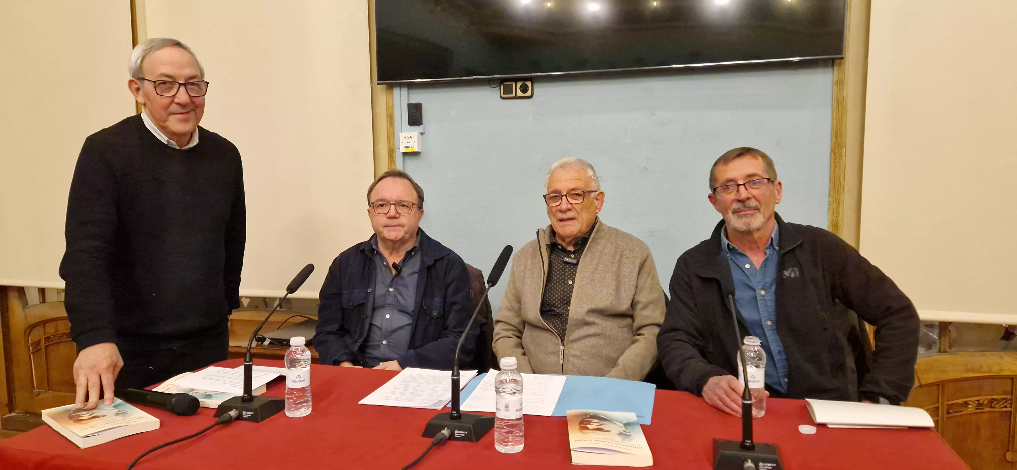 José Domingo Dueñas, José María Azpíroz y Sergio Sarría. Foto Myriam Martínez