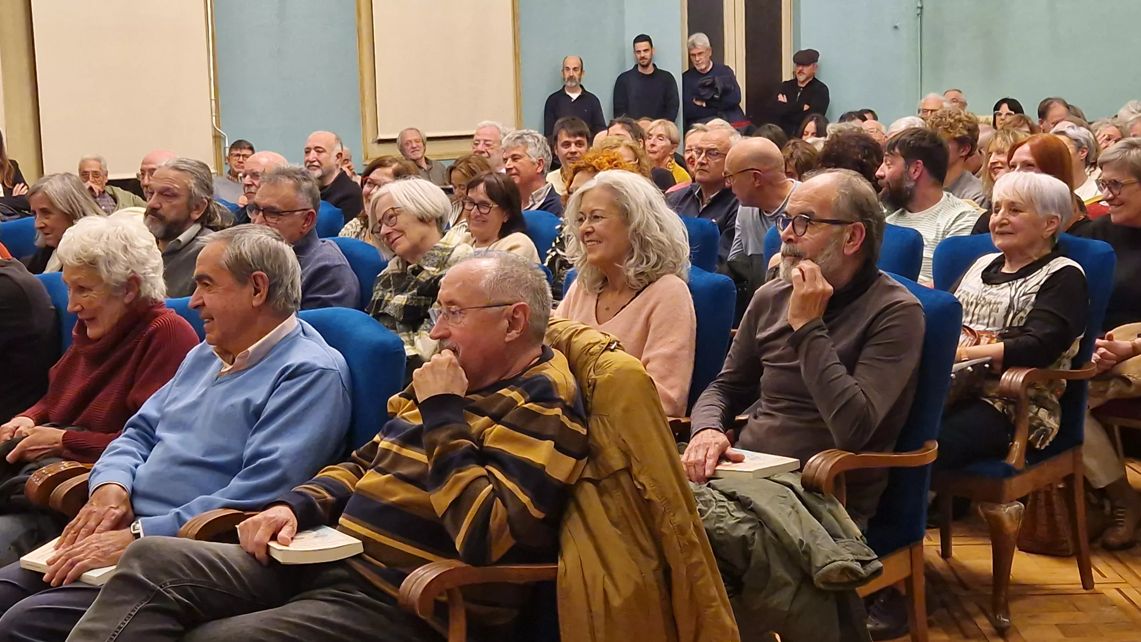 Presentación del libro Venancio Sarría Simón de José María Azpíroz. Foto Myriam Martínez