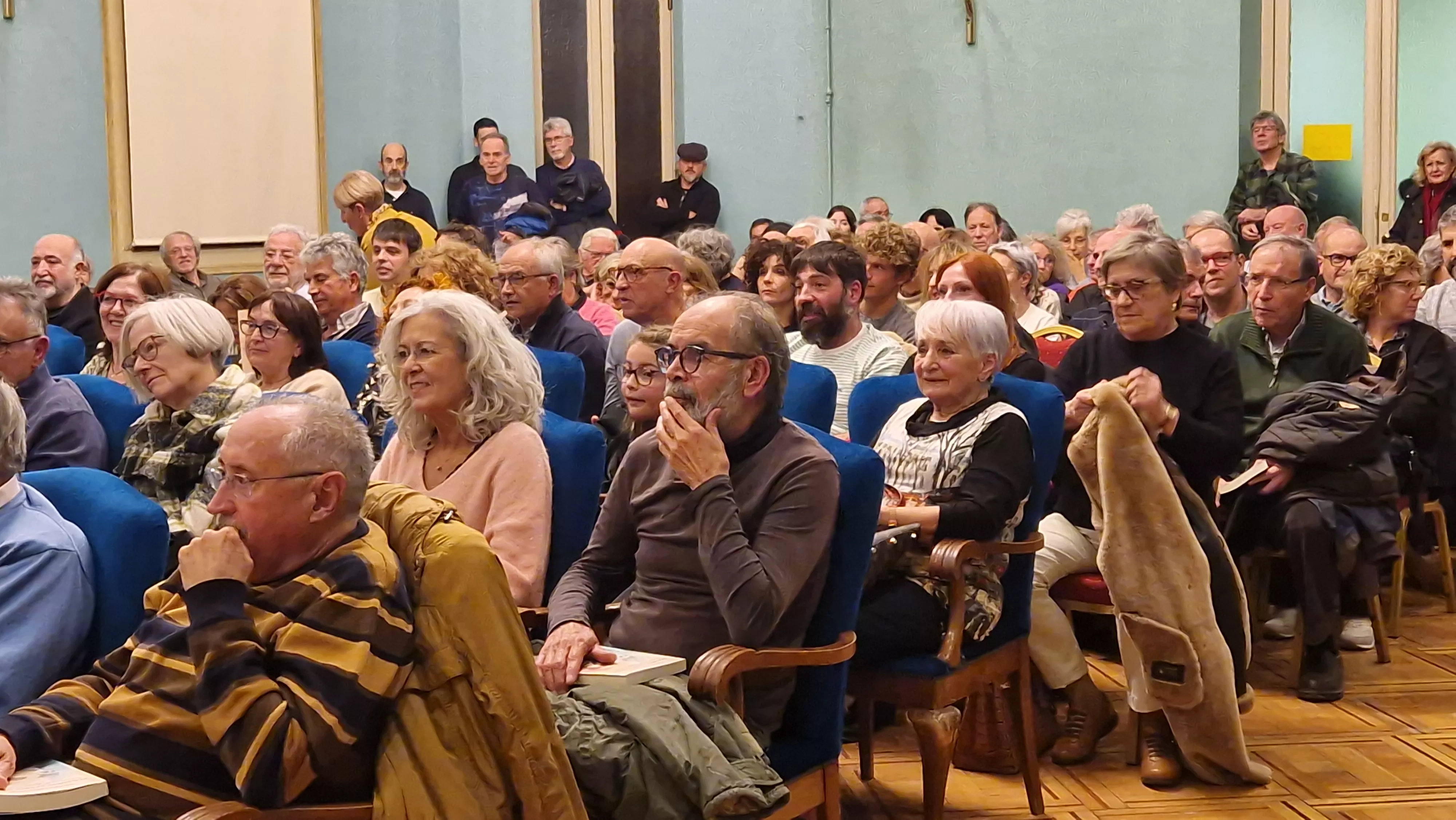 Presentación del libro Venancio Sarría Simón de José María Azpíroz. Foto Myriam Martínez