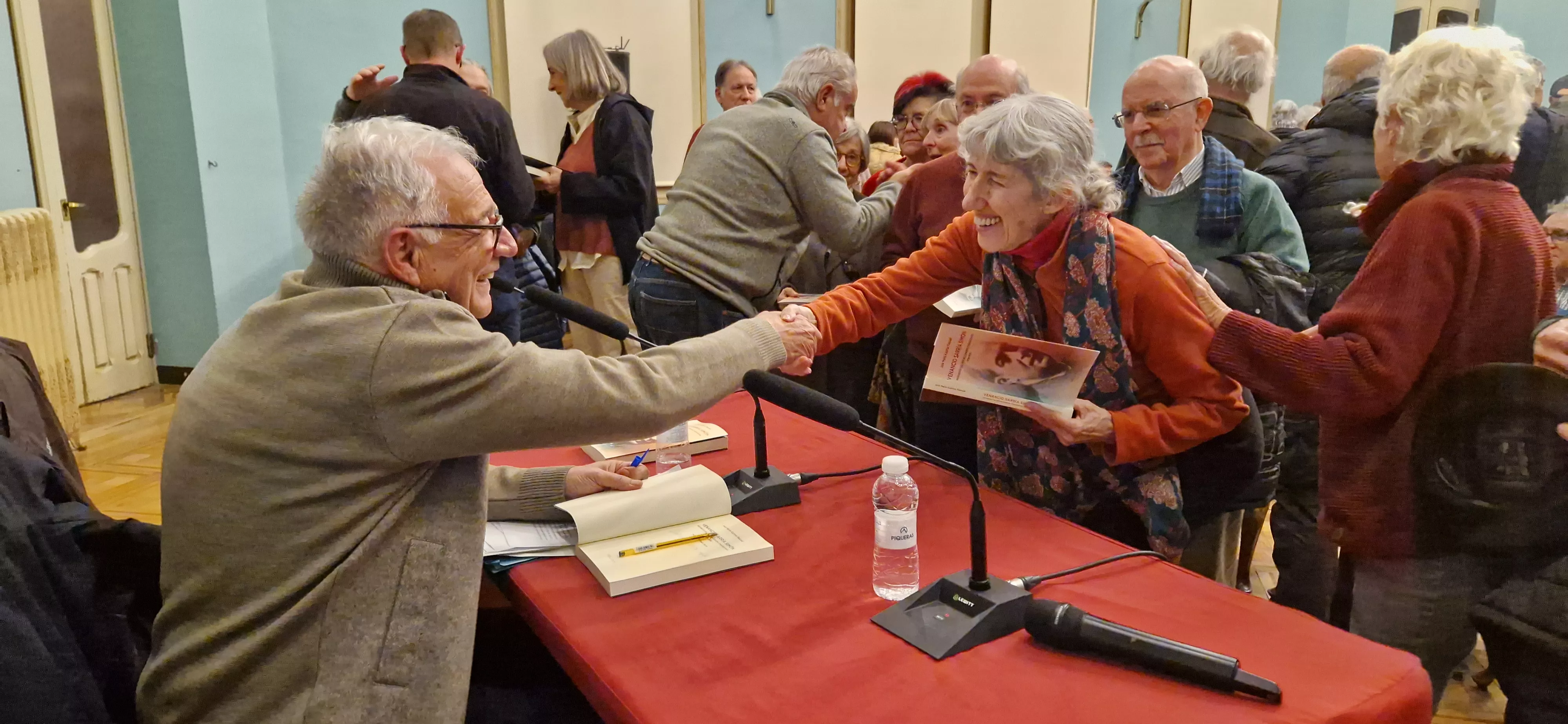 Presentación del libro Venancio Sarría Simón de José María Azpíroz. Foto Myriam Martínez