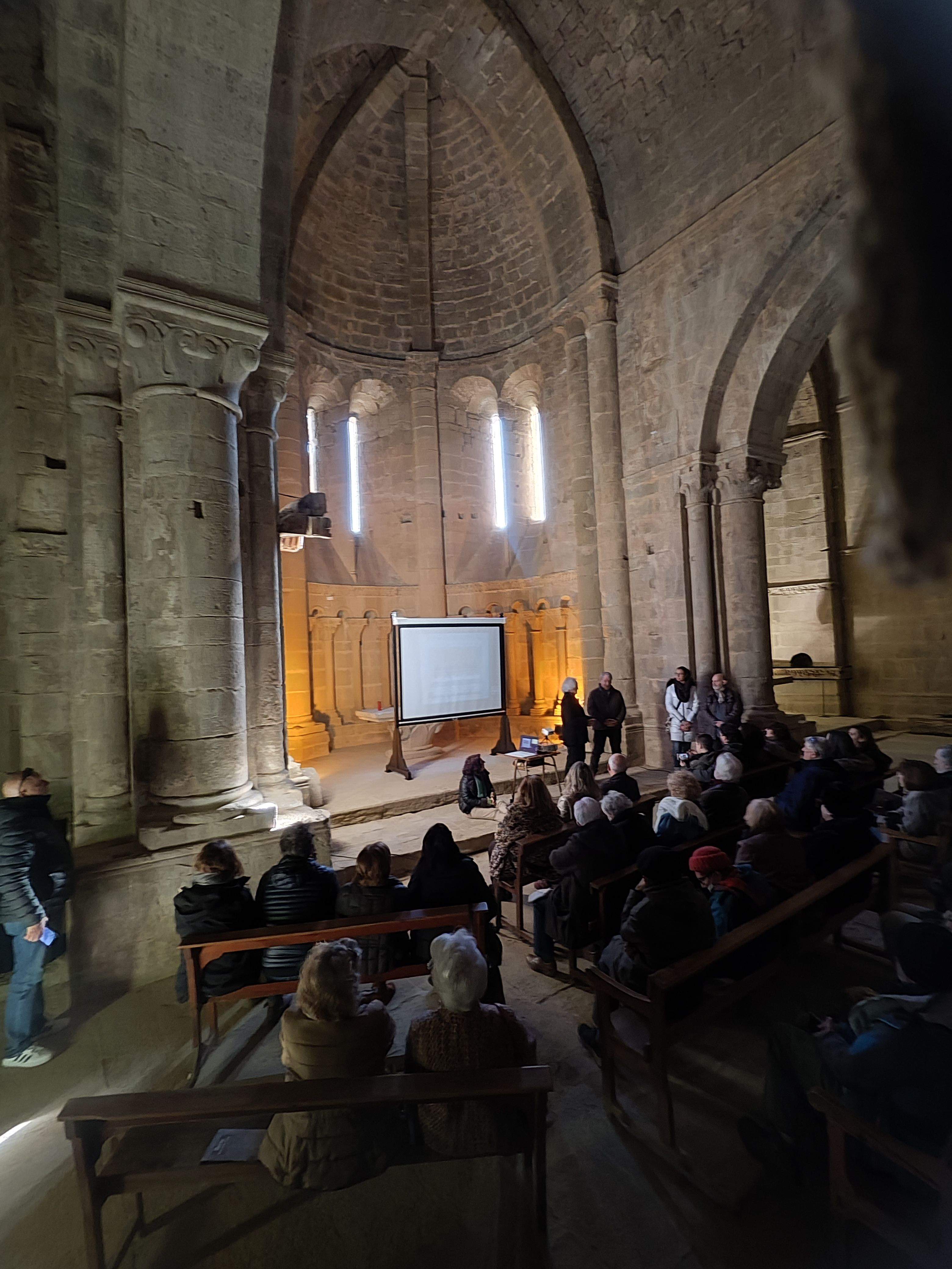 Presentación del libro Berta, Reina de los Mallos, en la Iglesia de Agüero 