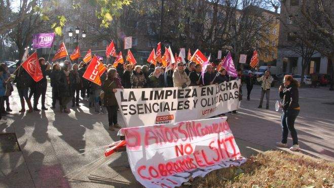 Manifestación de las trabajadoras de Limpieza Manifestación de las trabajadoras de Limpieza