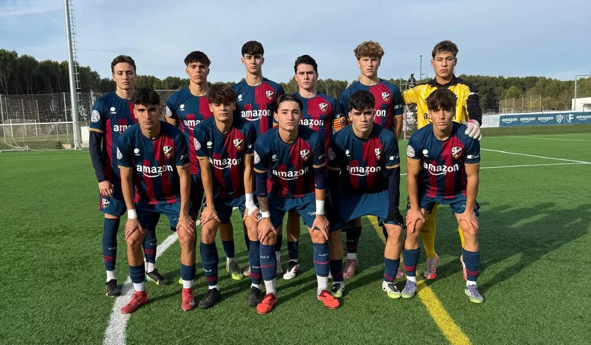 Once del Huesca DH Juvenil ante el San Francisco.