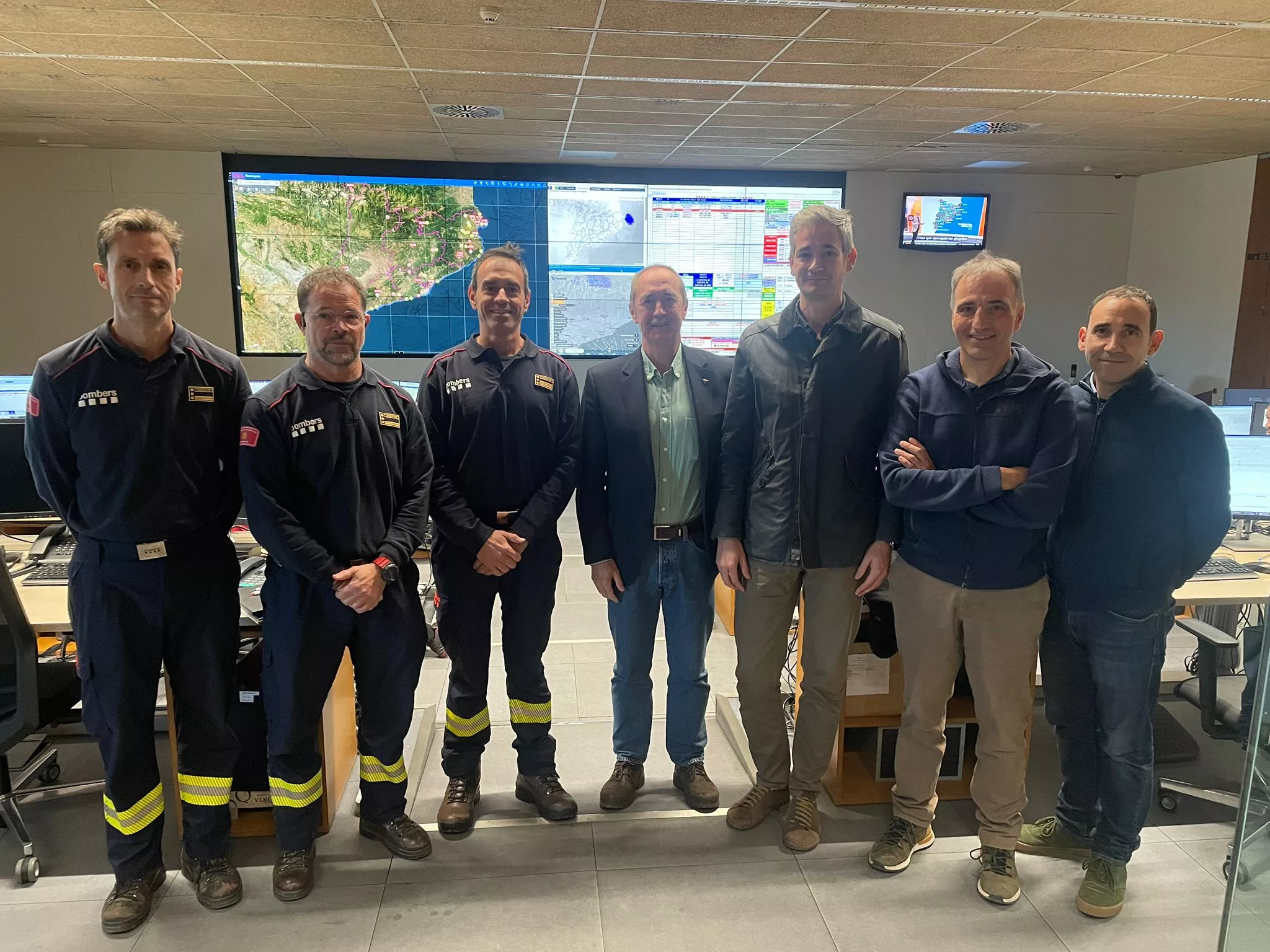 Aragón avanza en el diseño del Consorcio de Bomberos con una visita técnica al servicio catalán. Aragón avanza en el diseño del Consorcio de Bomberos con una visita técnica al servicio catalán.
