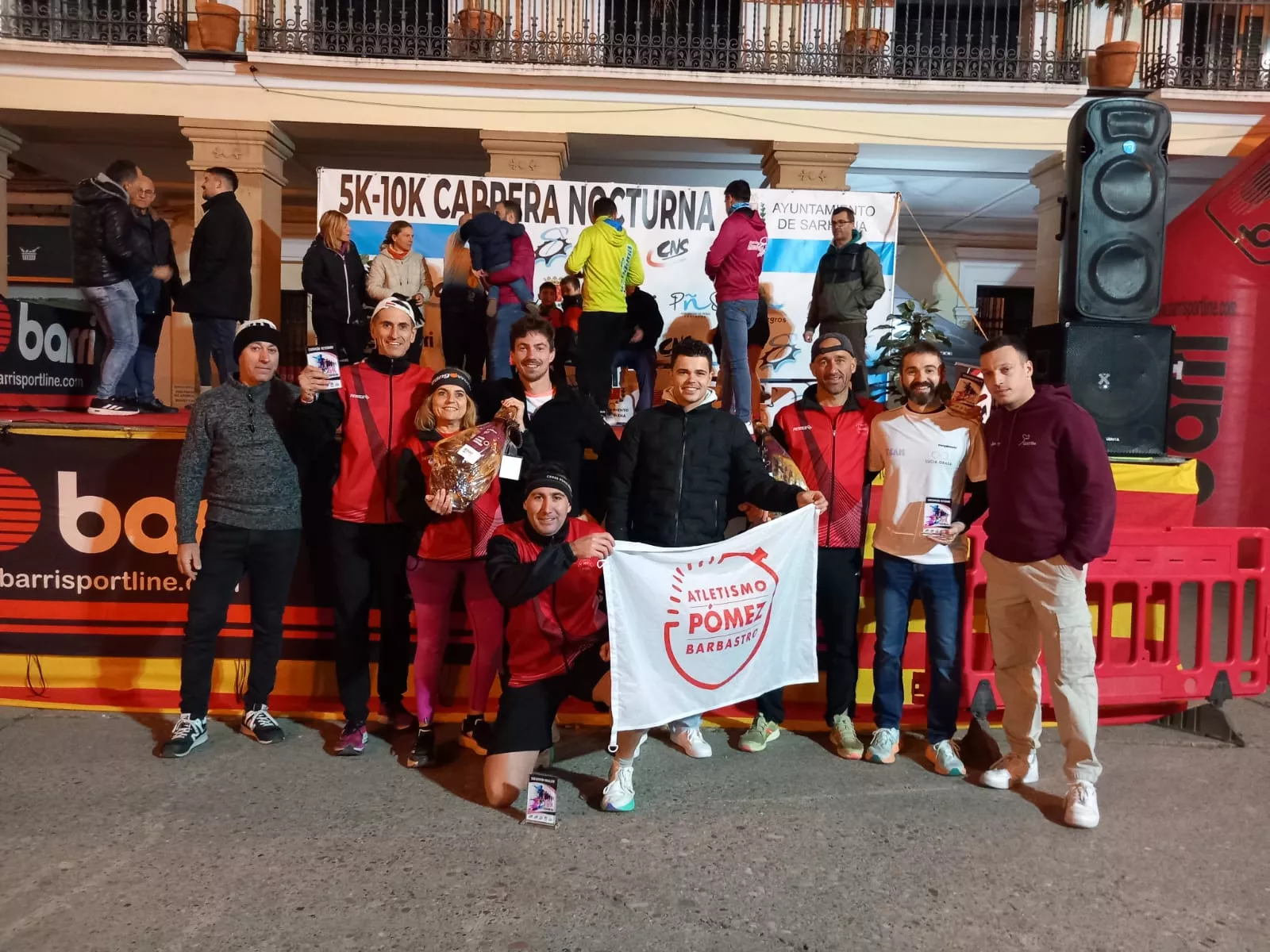 Carrera 5K y 10K Sariñena 2025. Atletismo Pómez