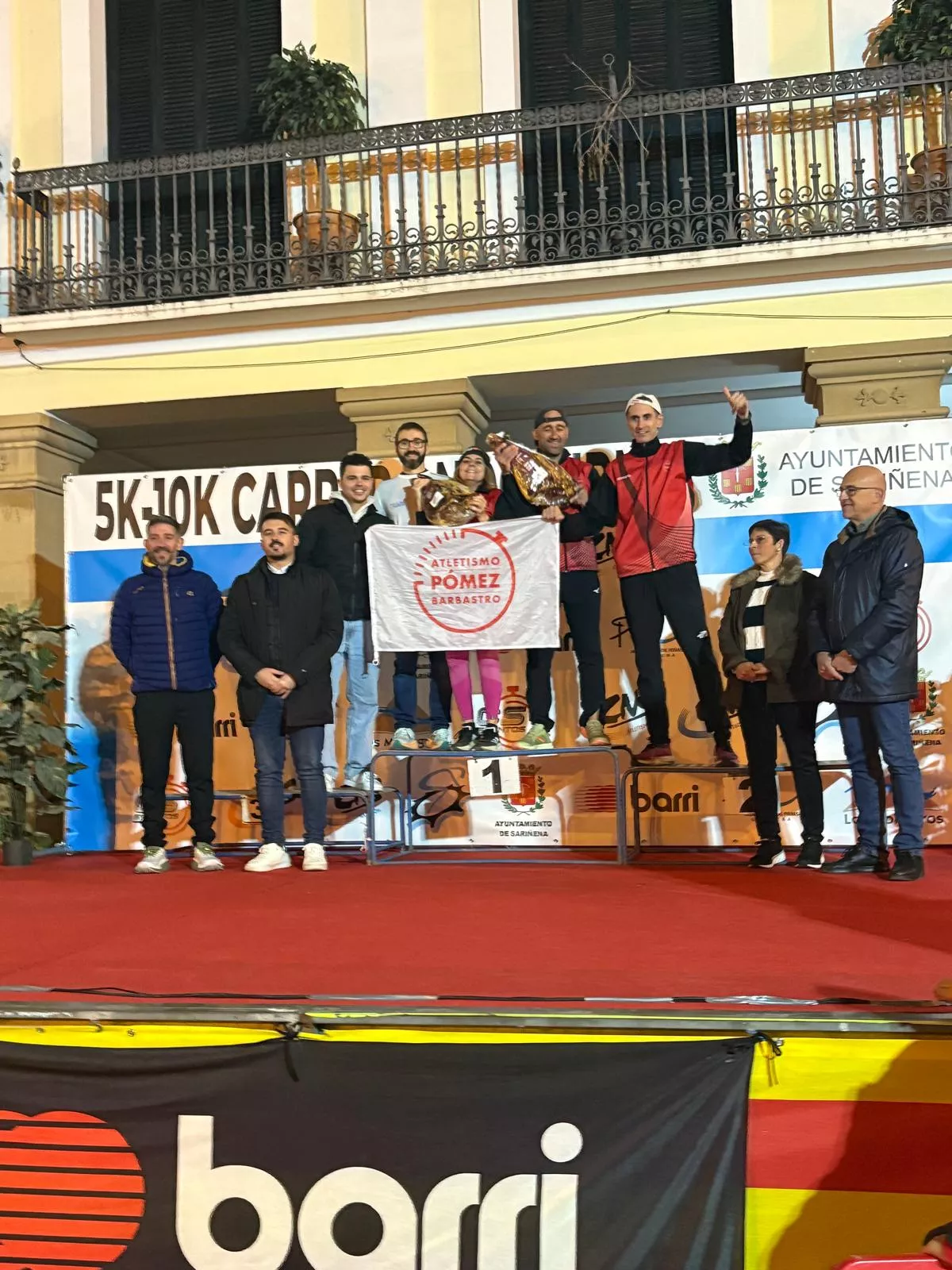 Carrera 5K y 10K Sariñena 2025. Atletismo Pómez