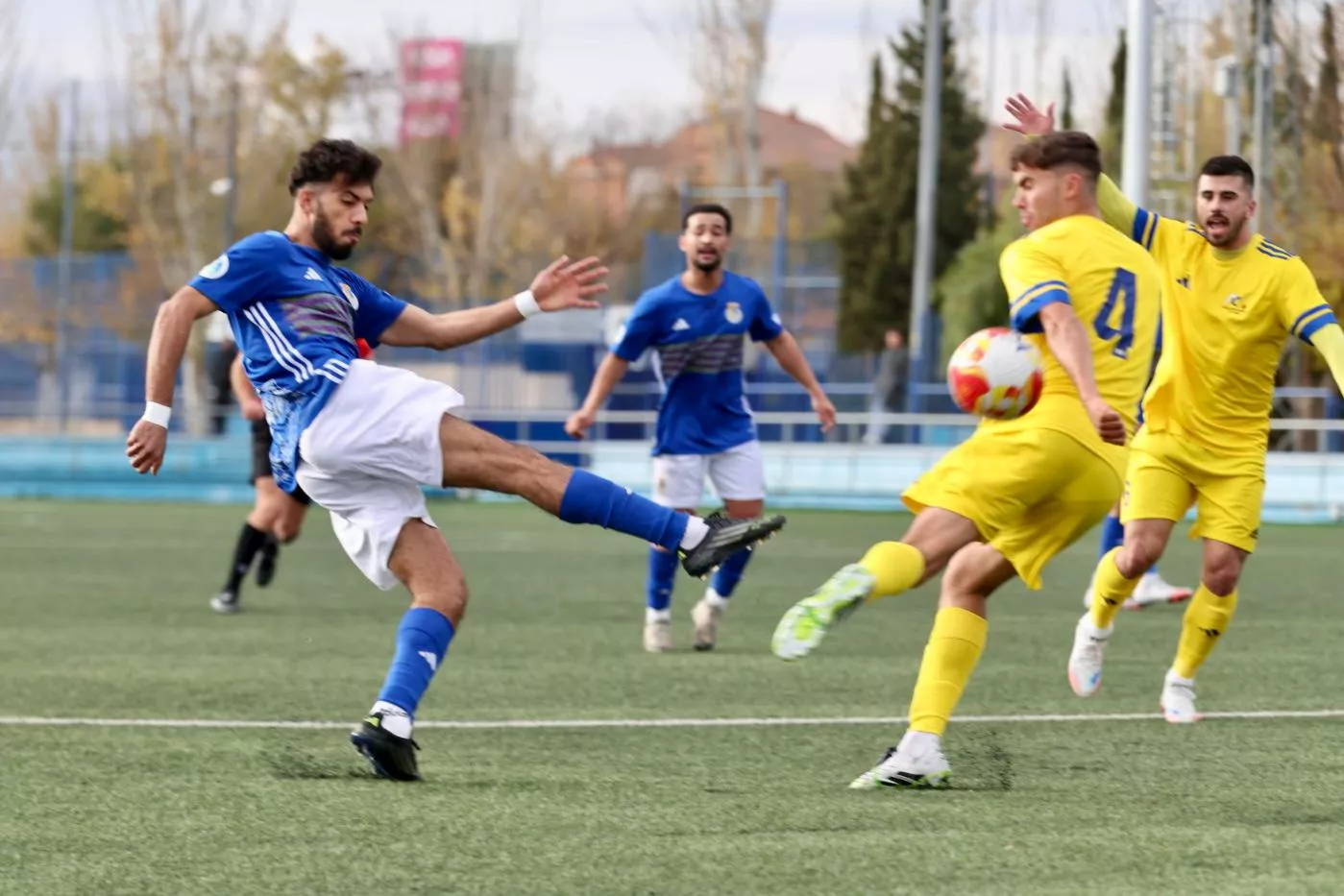 Youssef en el partido de este domingo. Aragón empata contra Canarias pero sella su pase a la Fase Intermedia (0-0).