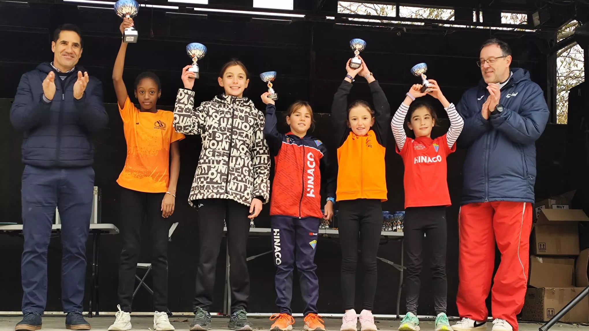 Cross Santa Bárbara y Provincial Escolar. Podios