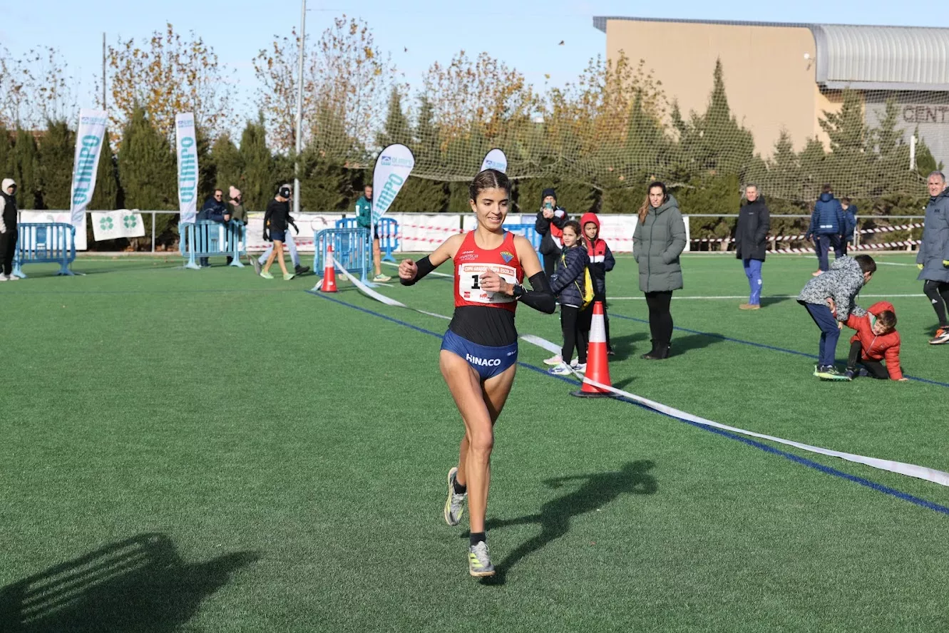 Raquel de Francisco en Pedrola. Foto CA Olimpo