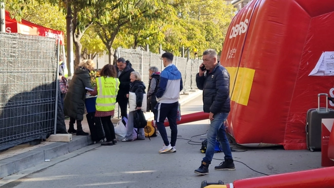 La Plaza Santa Clara este lunes, 1 de diciembre. Foto Myriam Martínez