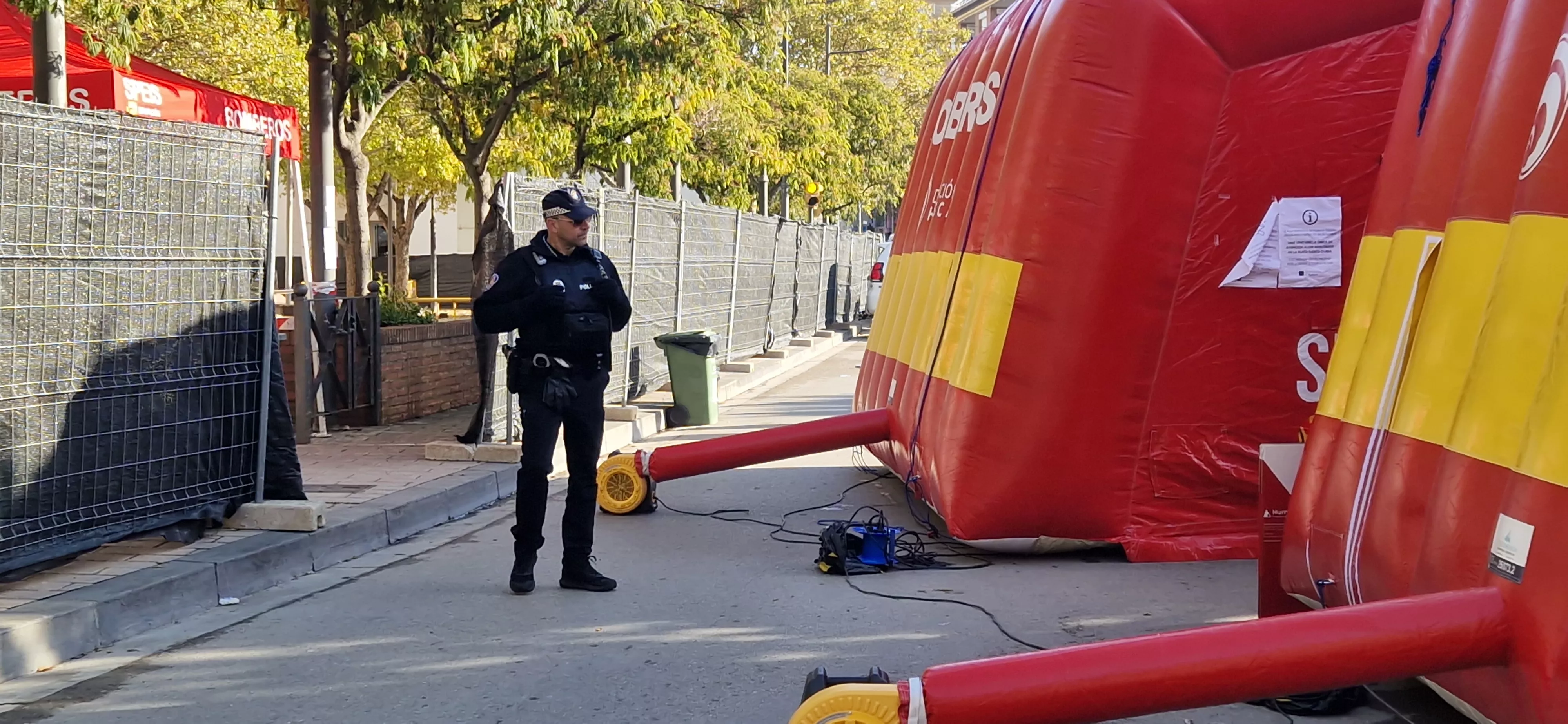 La Plaza Santa Clara este lunes, 1 de diciembre. Foto Myriam Martínez