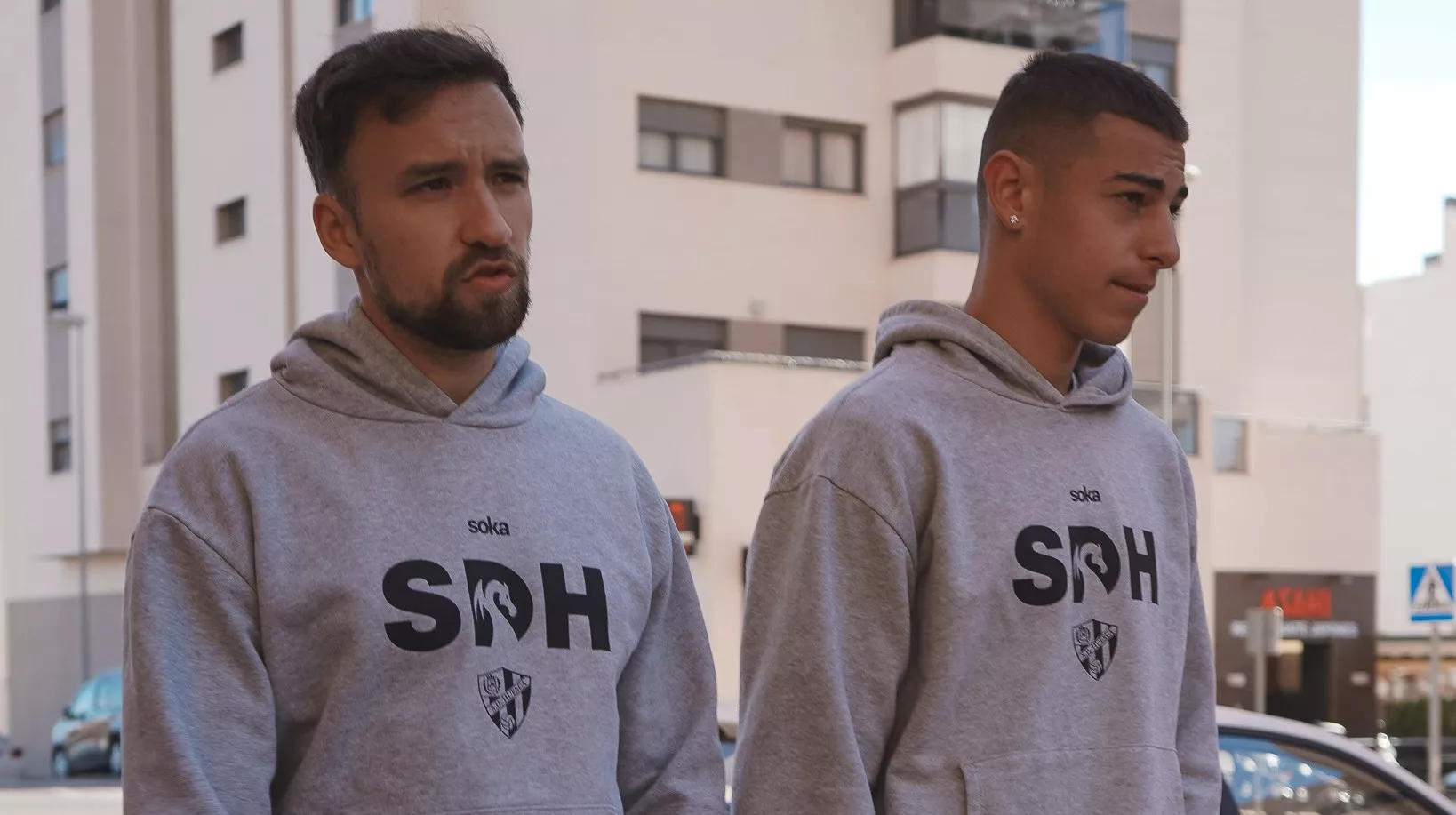 Carrillo y Arribas apuntan al once en A Malata en el partido ante el Racing de Ferrol. Foto: SD Huesca Carrillo y Arribas apuntan al once en A Malata en el partido ante el Racing de Ferrol. Foto: SD Huesca