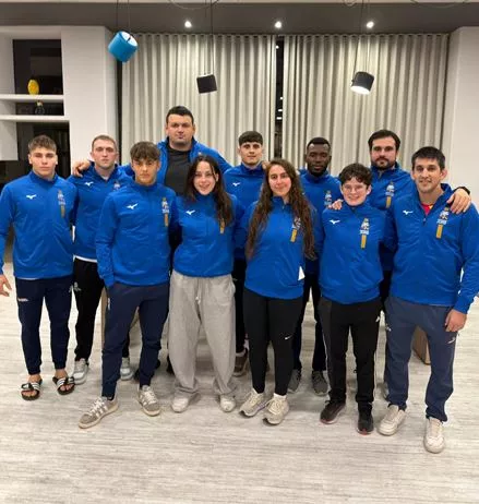 El Club Judo Binéfar aportó cinco deportistas a la selección aragonesa.