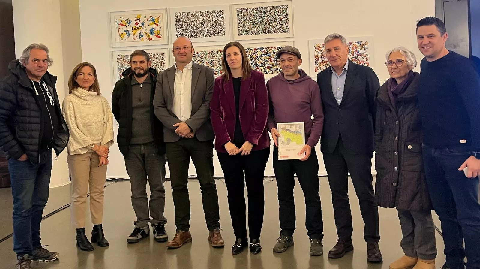 Presentación de "Maravillas Geológicas", un espacio divulgativo de la Hoya de Huesca para entender el paisaje. Foto Mercedes Manterola