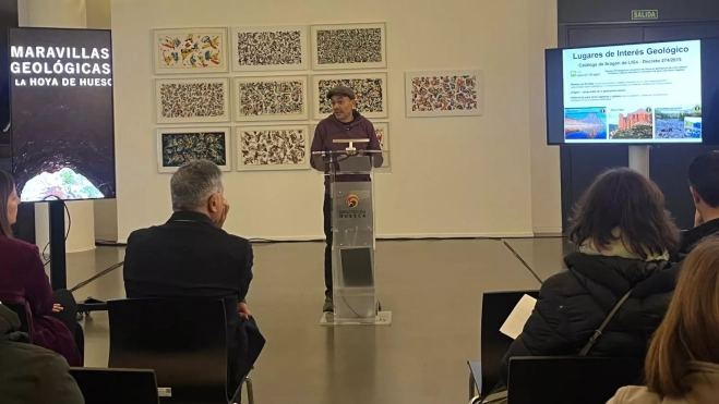 Presentación del espacio divulgativo "Maravillas Geológicas".