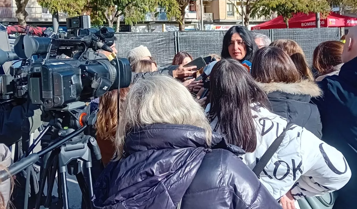 La Plaza Santa Clara este lunes, 1 de diciembre. Foto Nuria Sesma