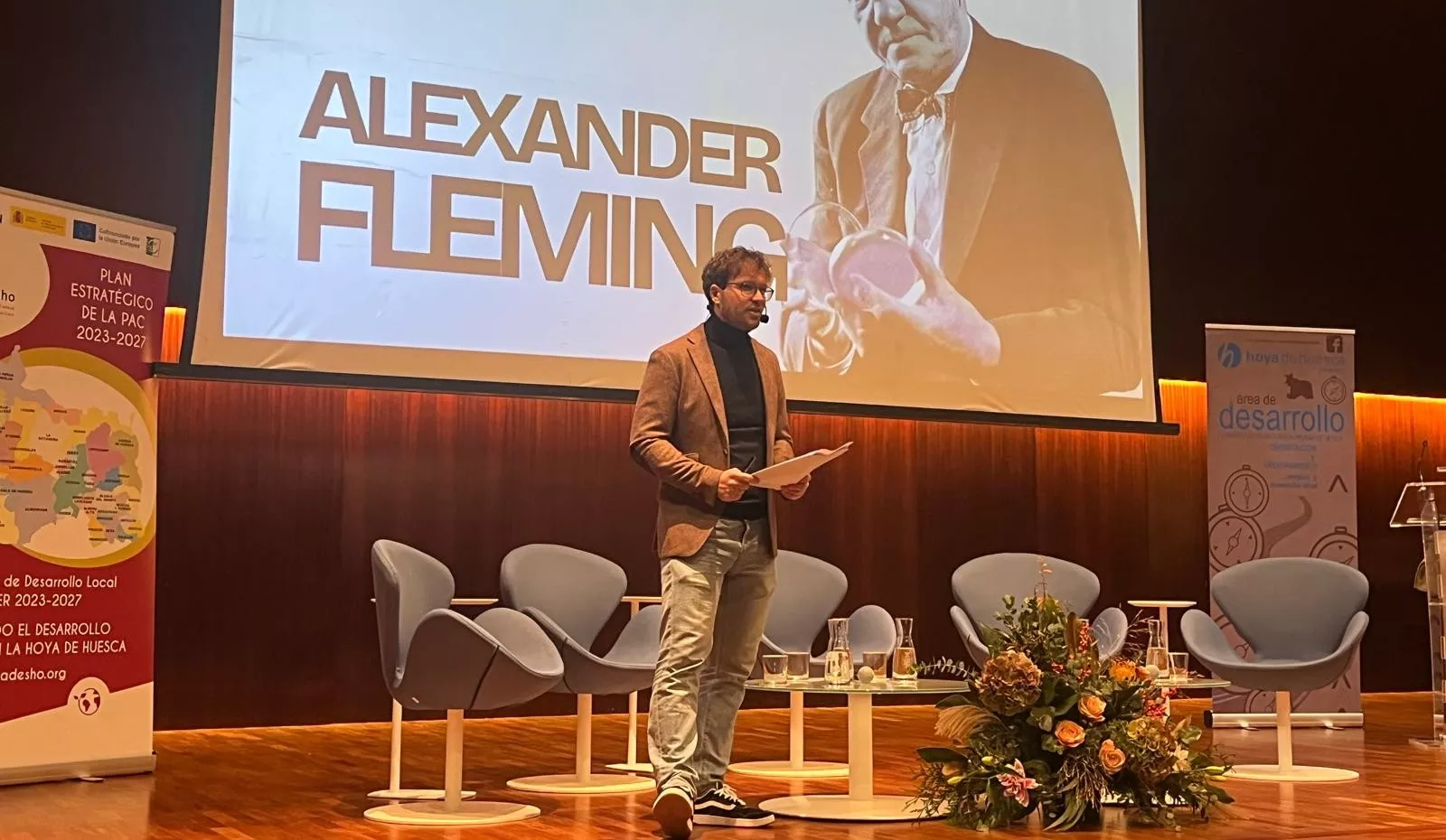 Foro de Empresa y Autoempleo Ideandando de la Hoya de Huesca. Foto Mercedes Manterola