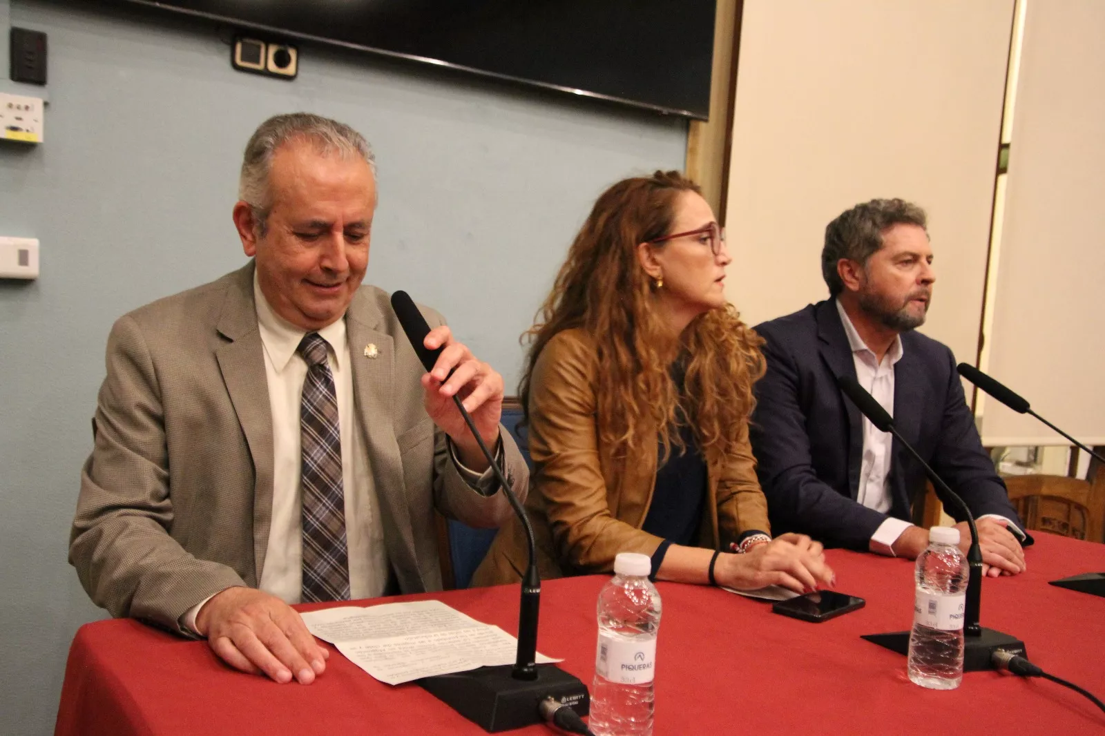 José Carlos Campo, Zoraida Hijosa y Alberto Sabio. Foto Carlos Neofato