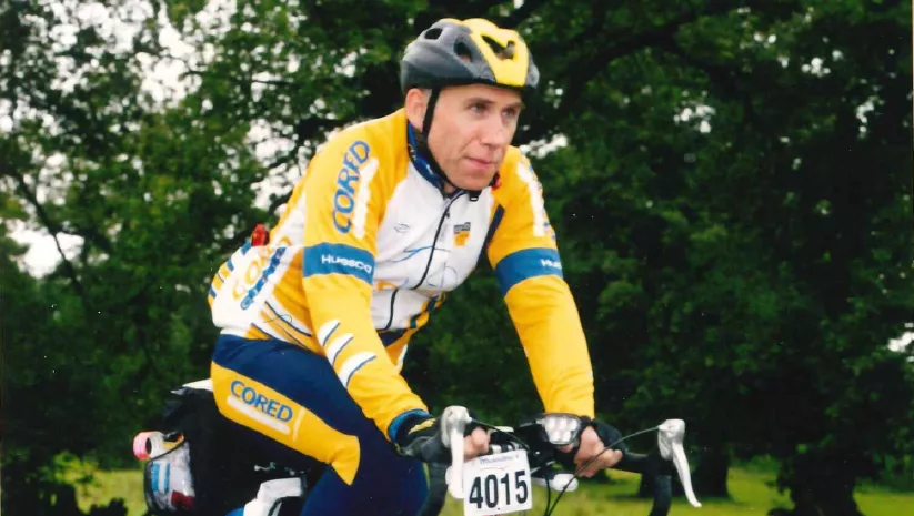 Miguel Ramón Cored en su participación en la París-Brest-París en 2007. Foto: Cedida Miguel Ramón Cored