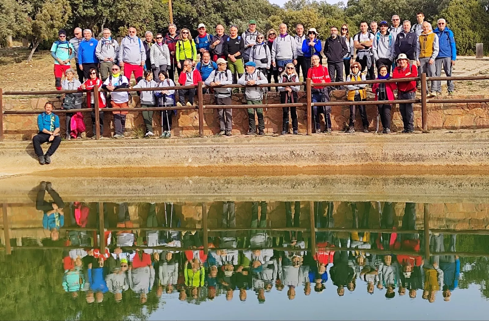 Encuentro voluntarios de senderos en Alquézar.