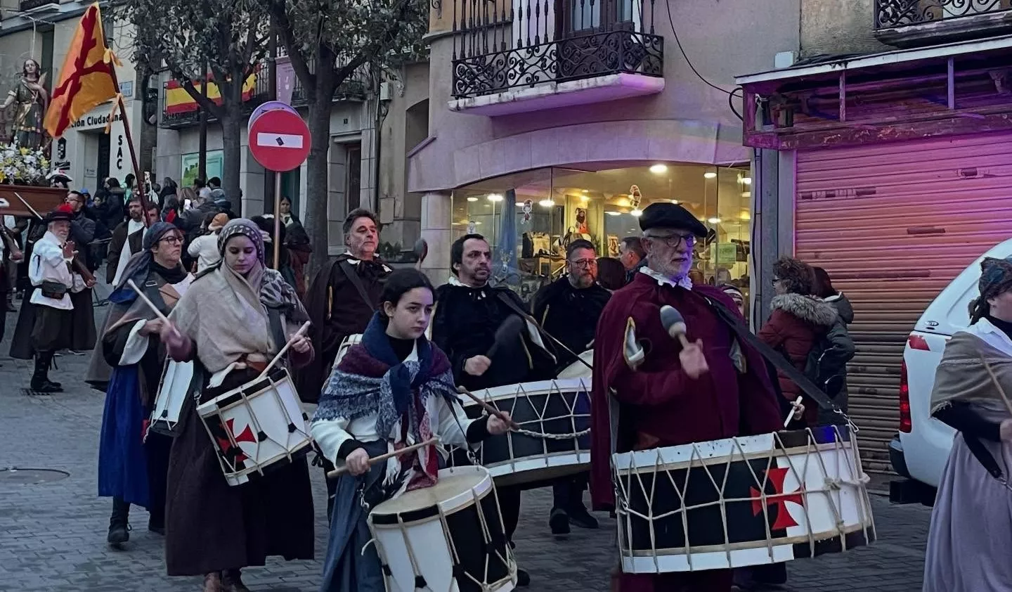Procesión y representación del Bautizo del Alcalde en Monzón.