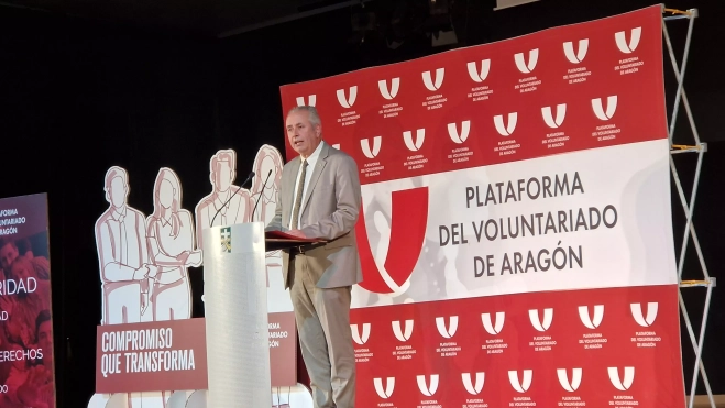 Carlos Campo. Fiesta de la Plataforma del Voluntariado de Aragón. Foto Myriam Martínez Carlos Campo. Fiesta de la Plataforma del Voluntariado de Aragón. Foto Myriam Martínez