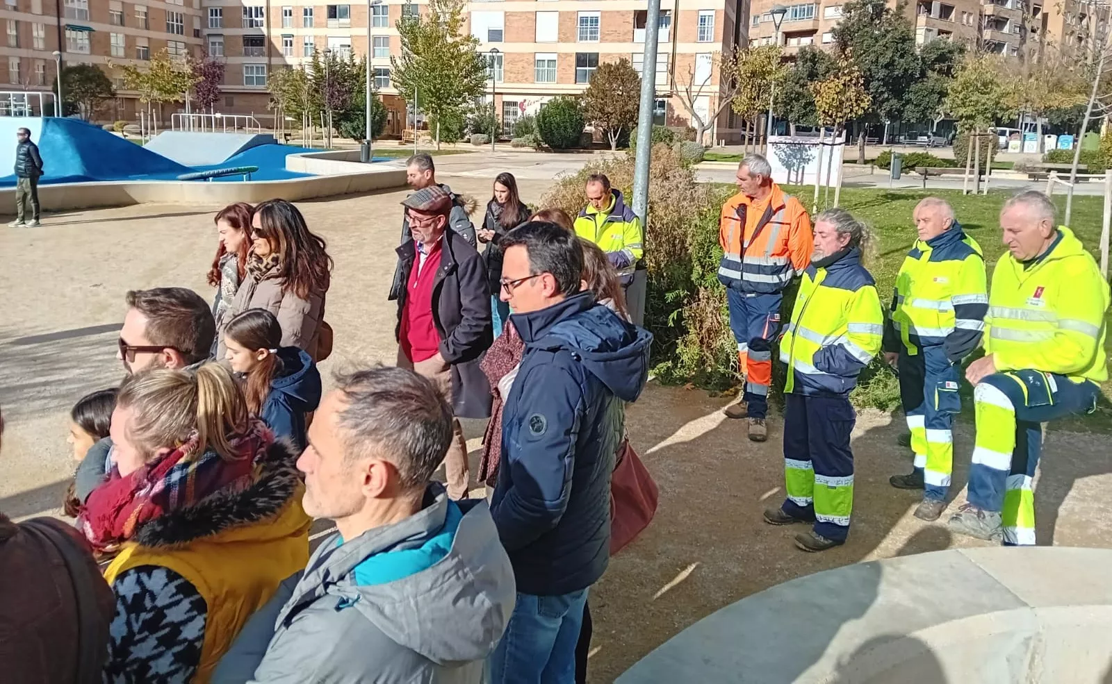Acto de conmemoración del título del parque San Martín como Mejor Parque de Barrio de Europa. Foto Nuria Sesma 