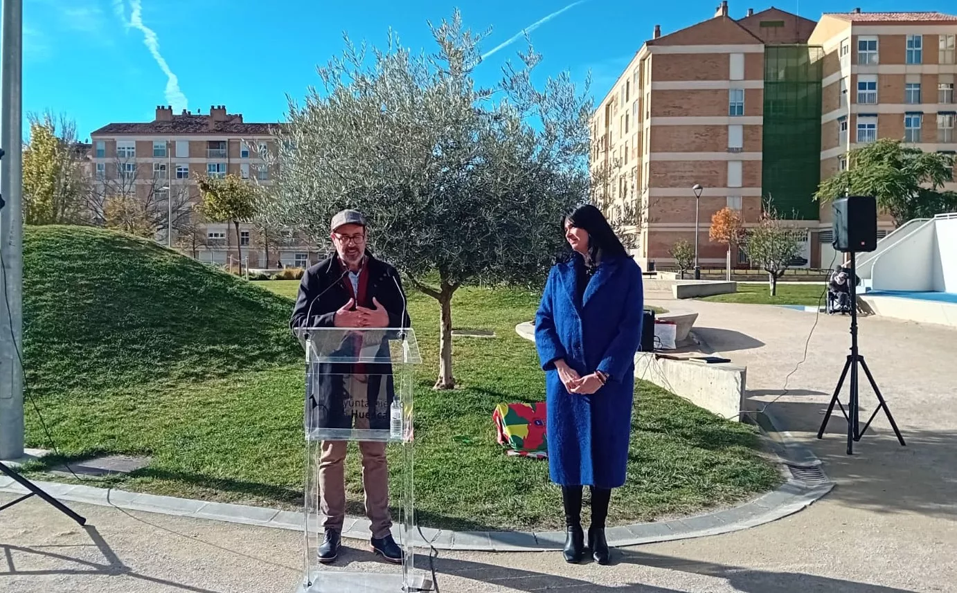 Acto de conmemoración del título del parque San Martín como Mejor Parque de Barrio de Europa. Foto Nuria Sesma 