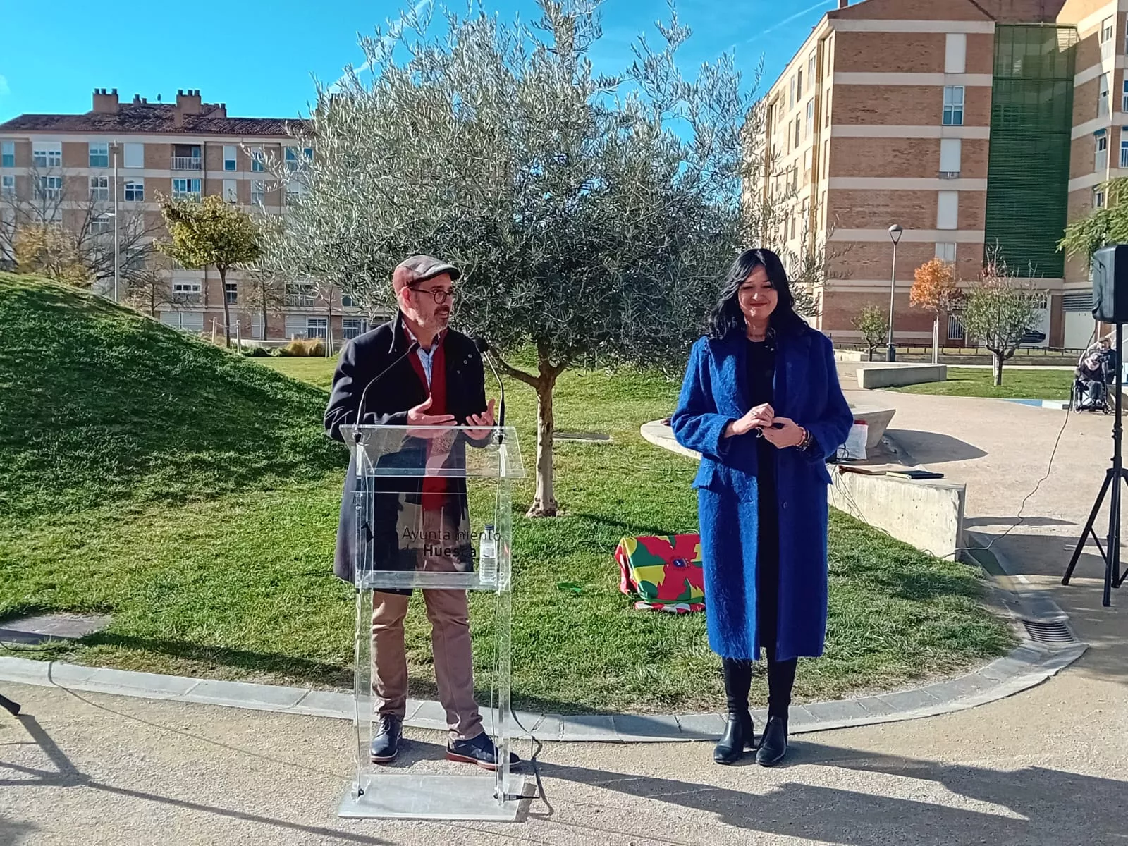 Acto de conmemoración del título del parque San Martín como Mejor Parque de Barrio de Europa. Foto Nuria Sesma 