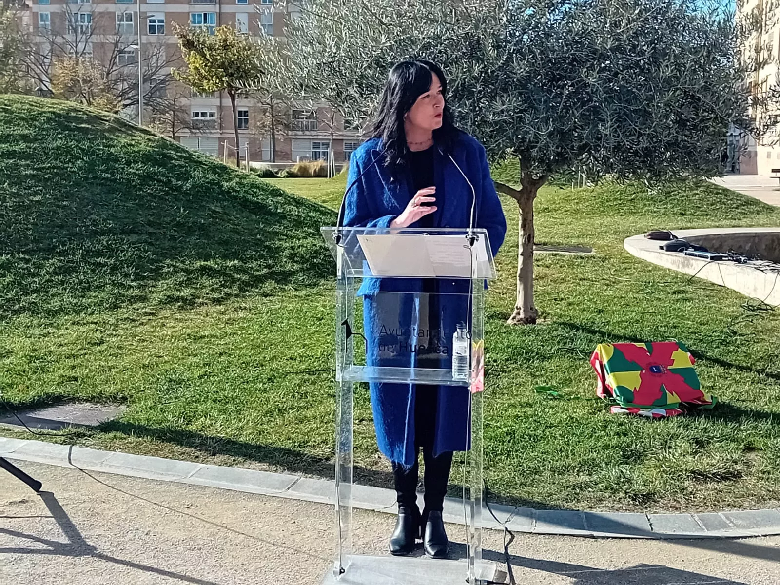 Acto de conmemoración del título del parque San Martín como Mejor Parque de Barrio de Europa. Foto Nuria Sesma 