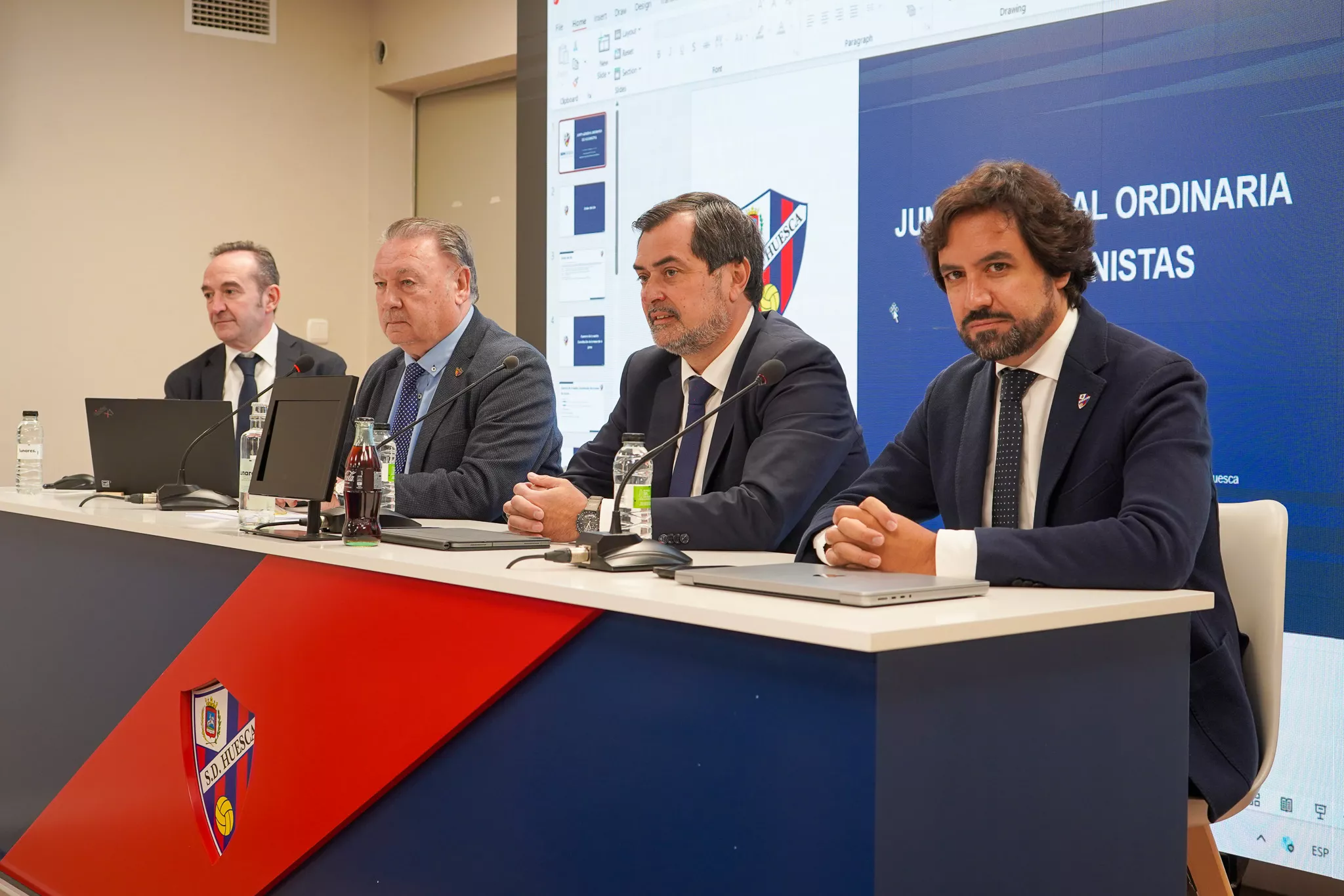 Junta de Accionistas: la SD Huesca aprueba las cuentas de la temporada pasada y proyecta beneficios en la 25/26. Foto: SD Huesca