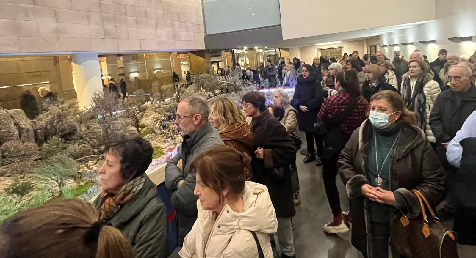 Inauguración del Belén de la Diputación Provincial de Huesca. Foto Mercedes Manterola