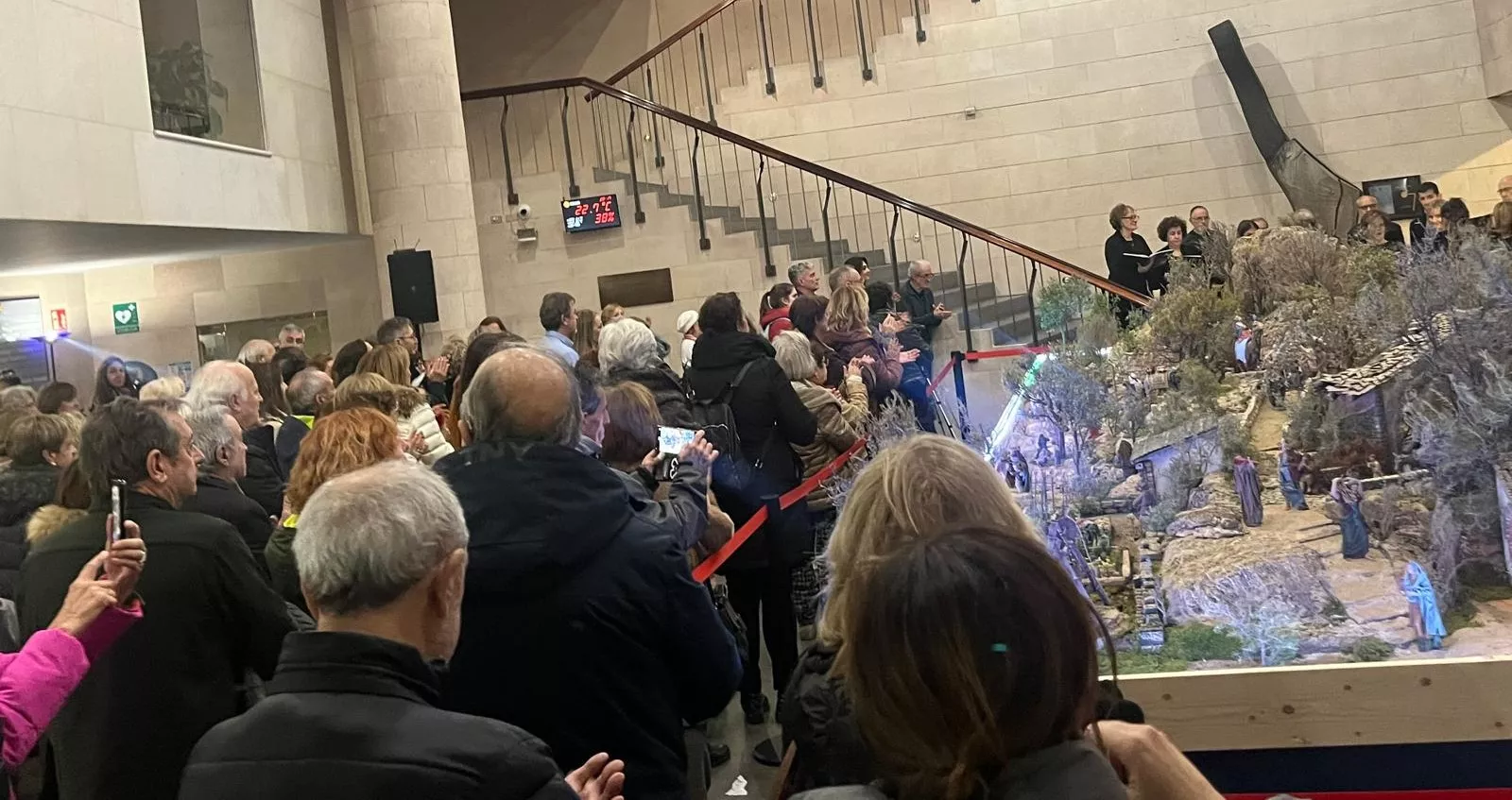 Inauguración del Belén de la Diputación Provincial de Huesca. Foto Mercedes Manterola