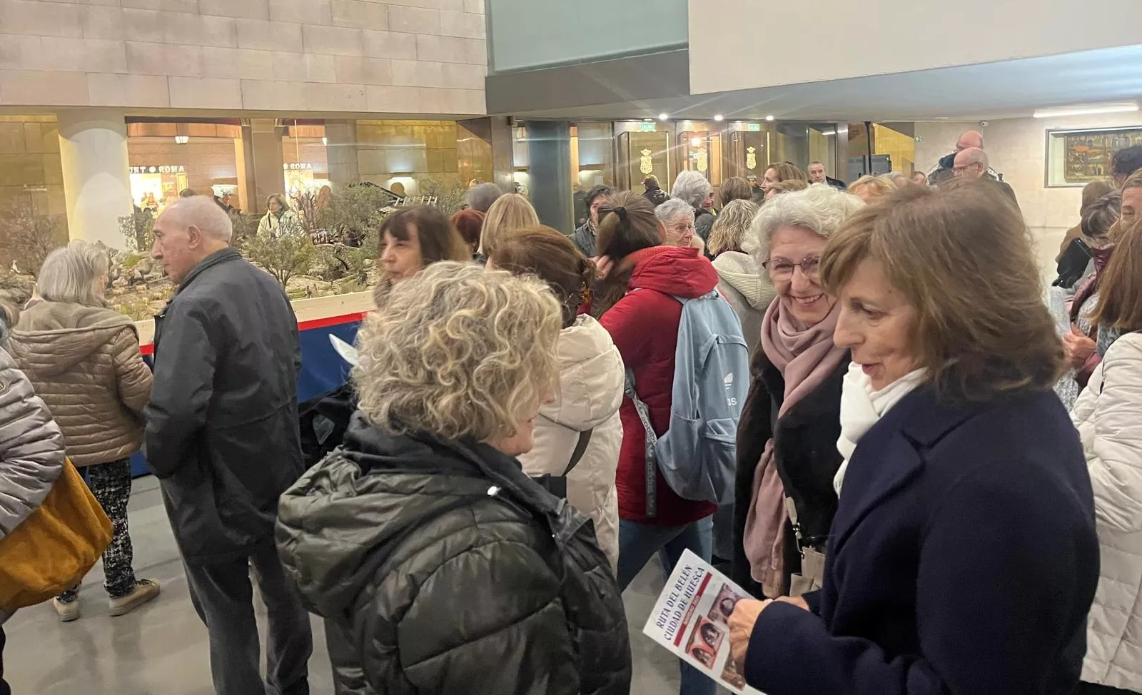 Inauguración del Belén de la Diputación Provincial de Huesca. Foto Mercedes Manterola