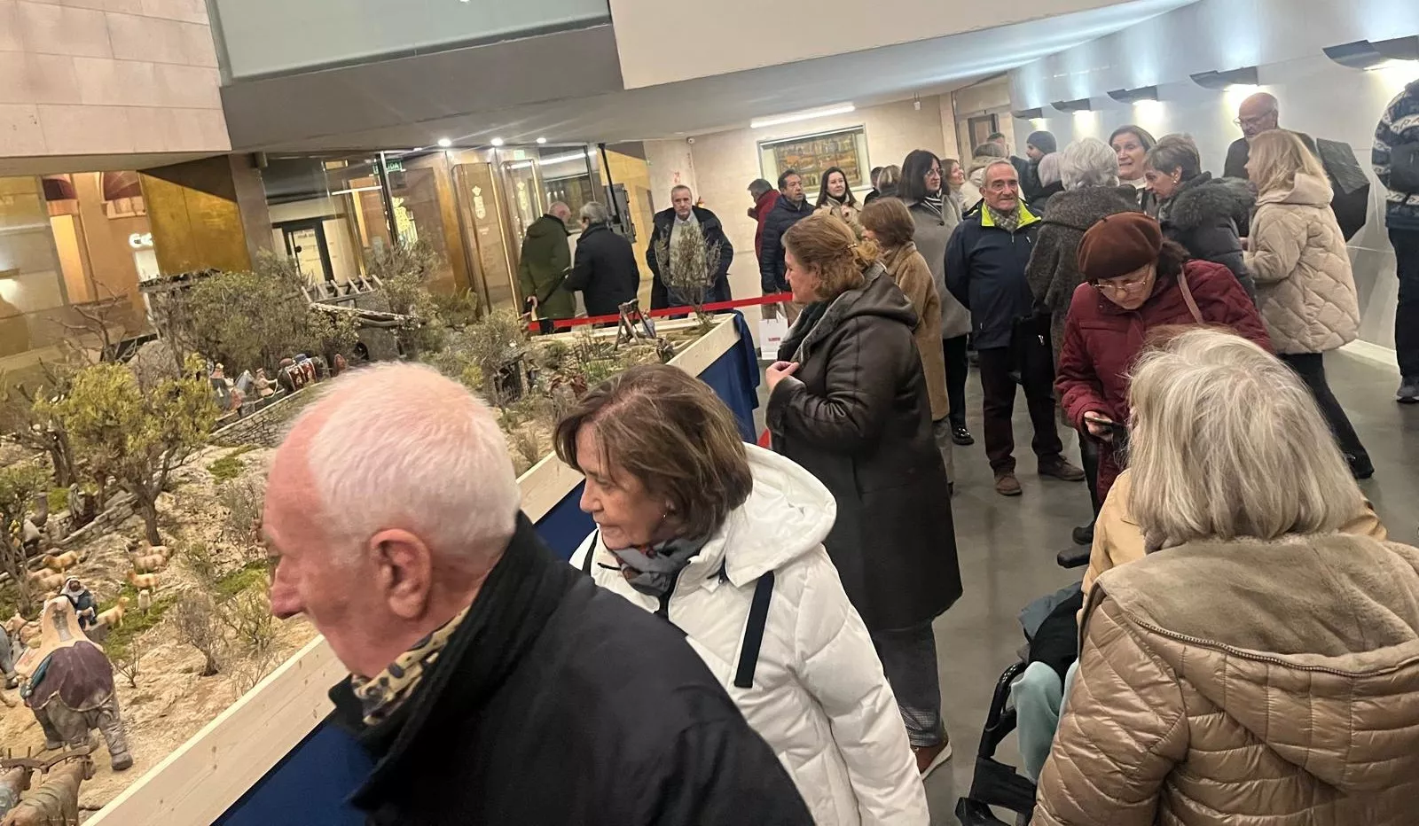 Inauguración del Belén de la Diputación Provincial de Huesca. Foto Mercedes Manterola