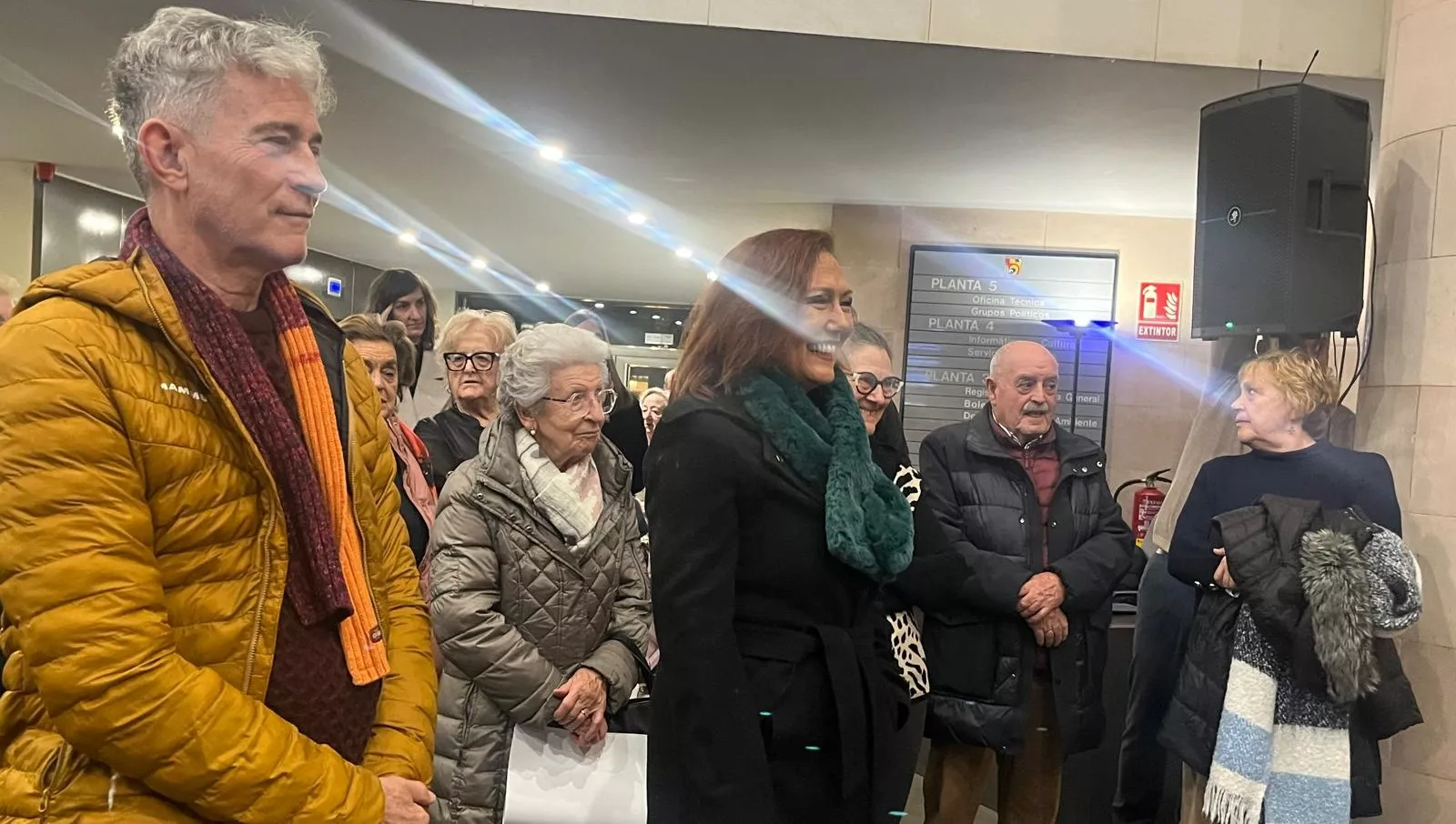 Inauguración del Belén de la Diputación Provincial de Huesca. Foto Mercedes Manterola