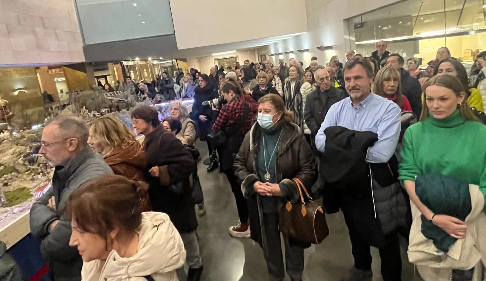 Inauguración del Belén de la Diputación Provincial de Huesca. Foto Mercedes Manterola