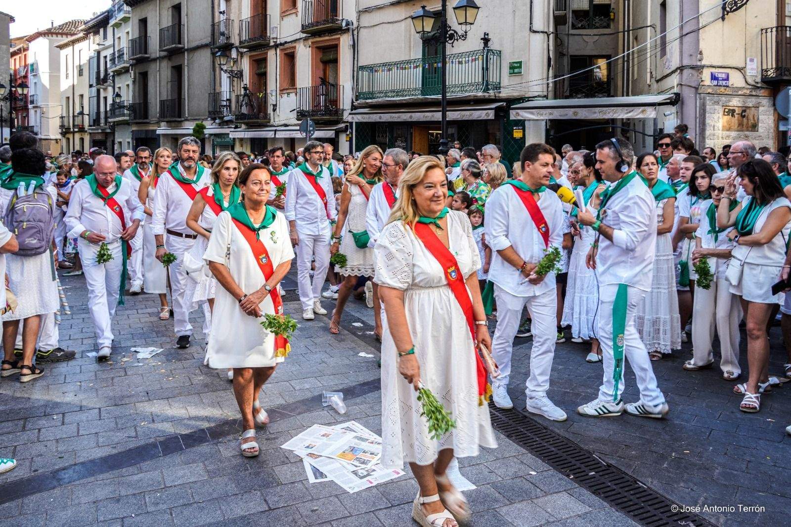 Procesión del 10 de agosto. Foto José Antonio Terrón